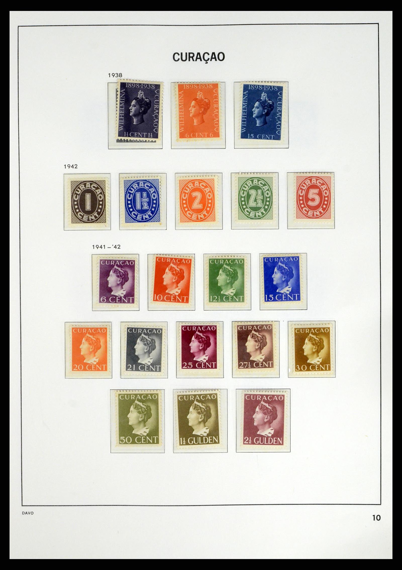 38079 0014 - Postzegelverzameling 38079 Curaçao/Antillen 1873-1998.