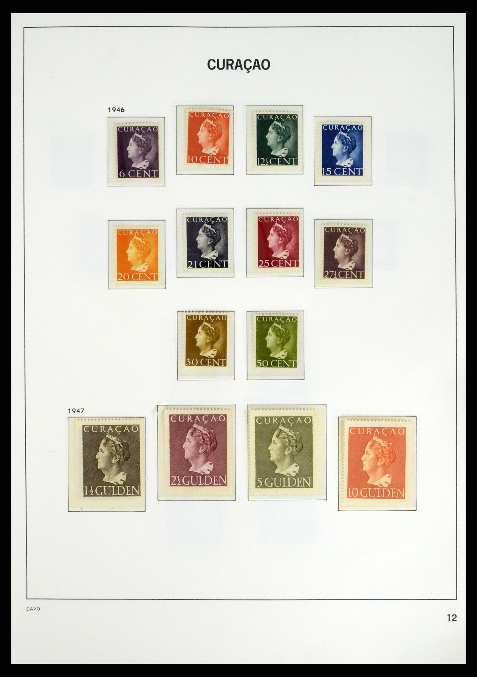 38079 0016 - Postzegelverzameling 38079 Curaçao/Antillen 1873-1998.