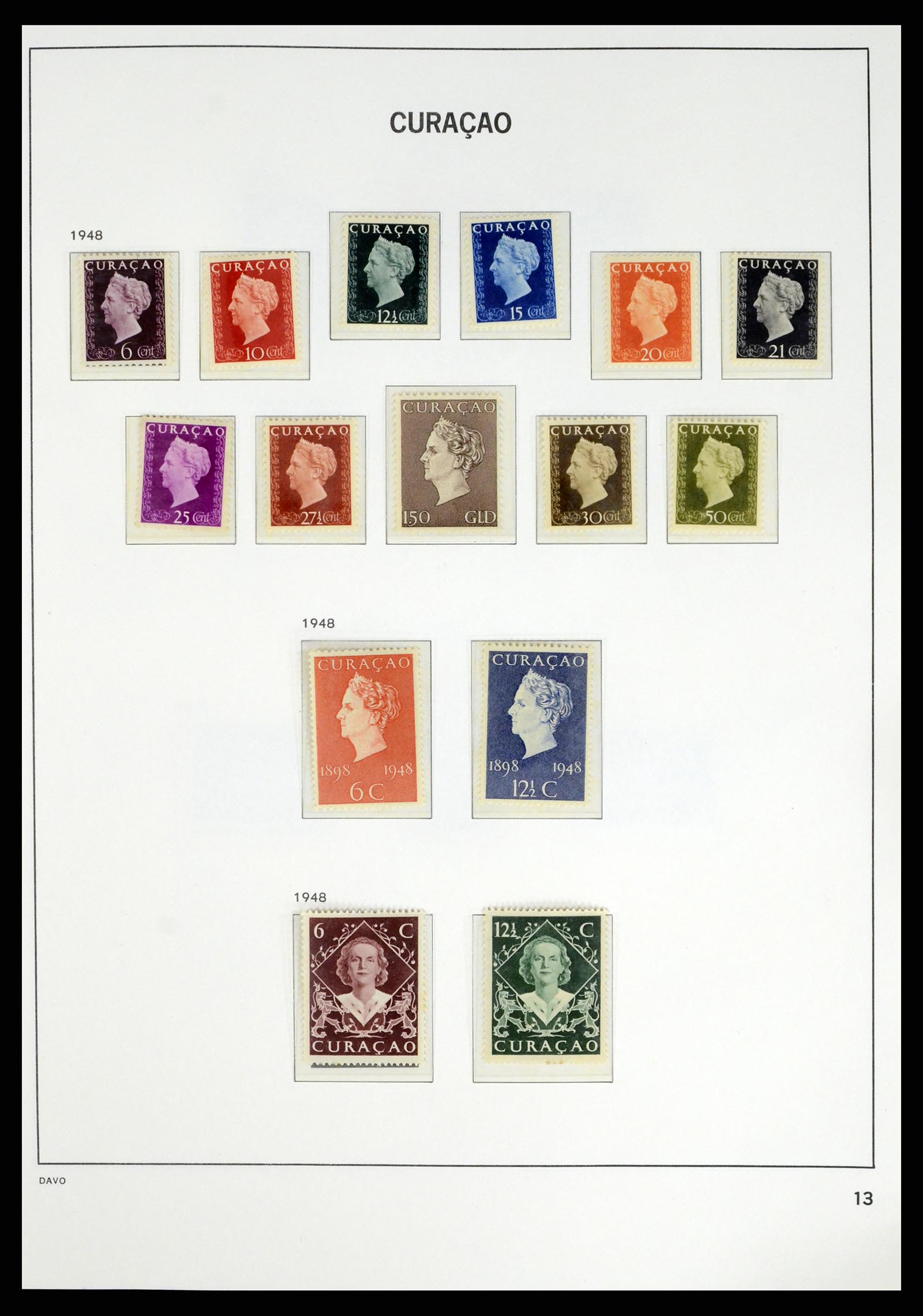 38079 0017 - Postzegelverzameling 38079 Curaçao/Antillen 1873-1998.