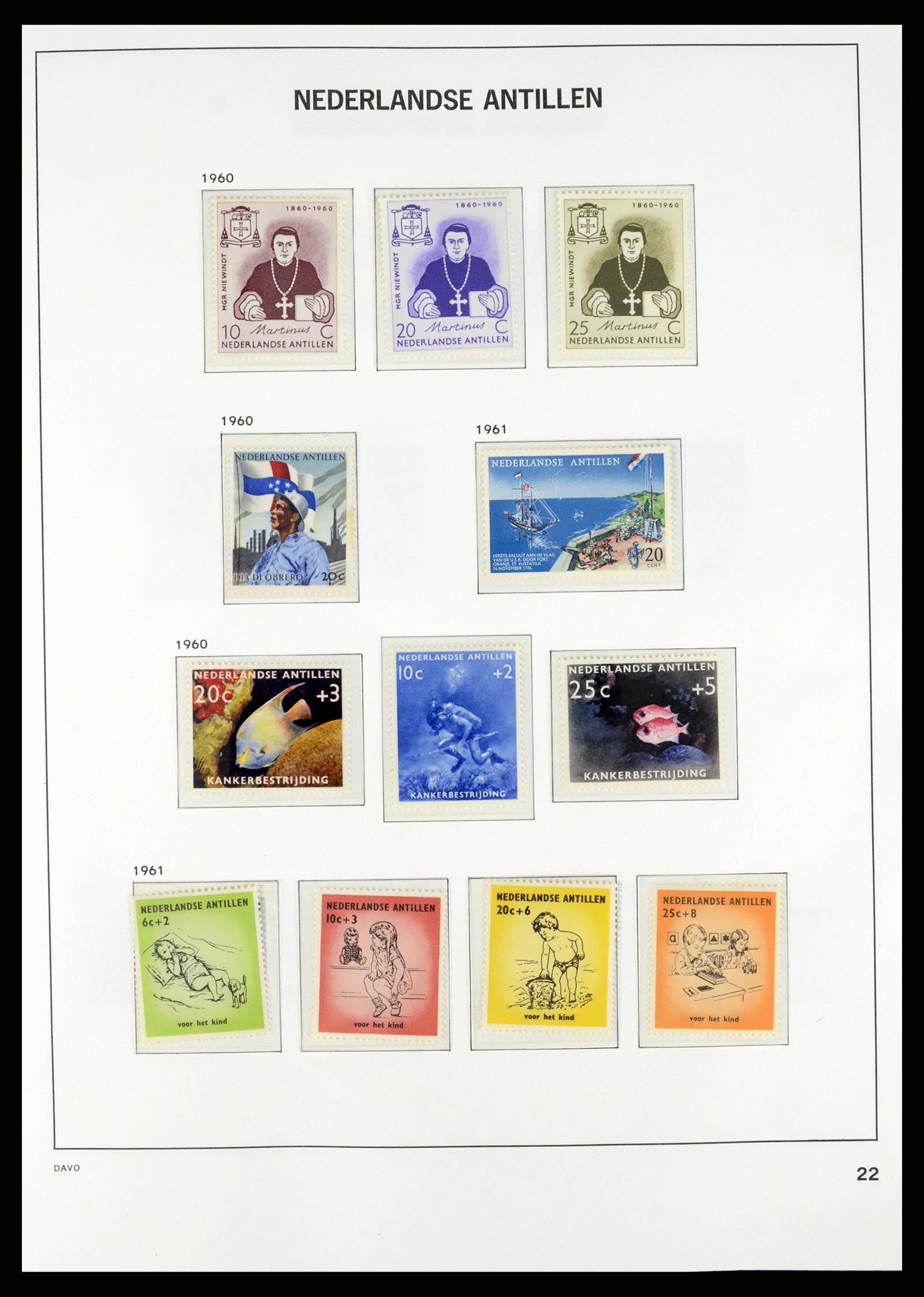 38079 0026 - Stamp collection 38079 Curaçao/Antilles 1873-1998.