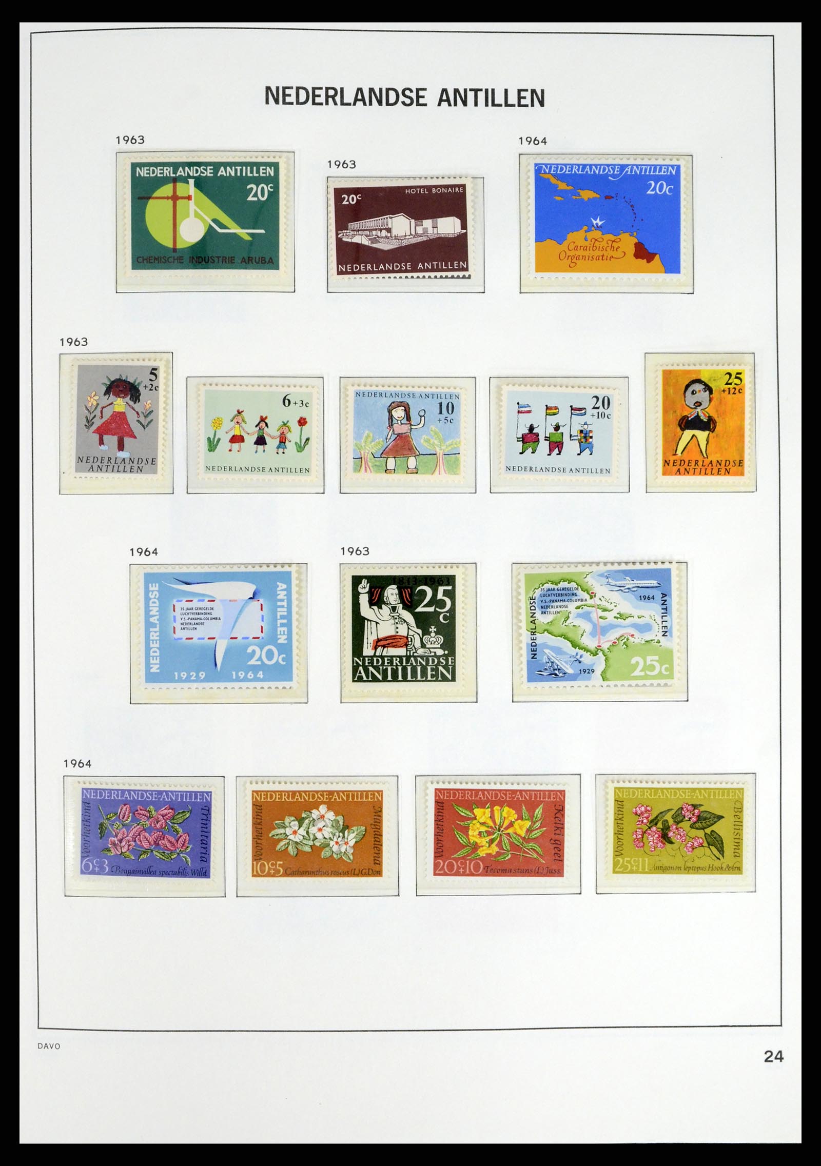 38079 0029 - Stamp collection 38079 Curaçao/Antilles 1873-1998.