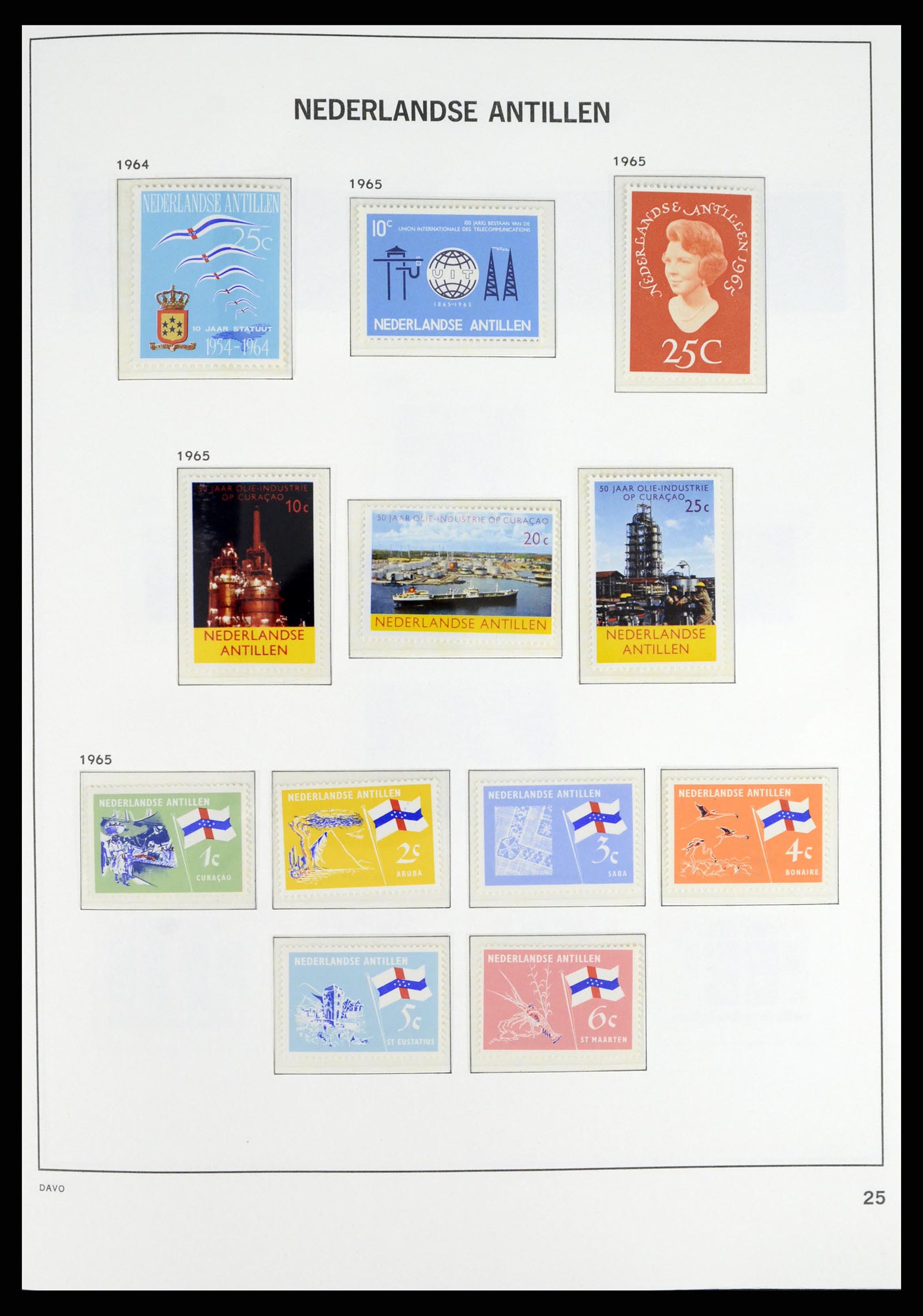 38079 0030 - Stamp collection 38079 Curaçao/Antilles 1873-1998.
