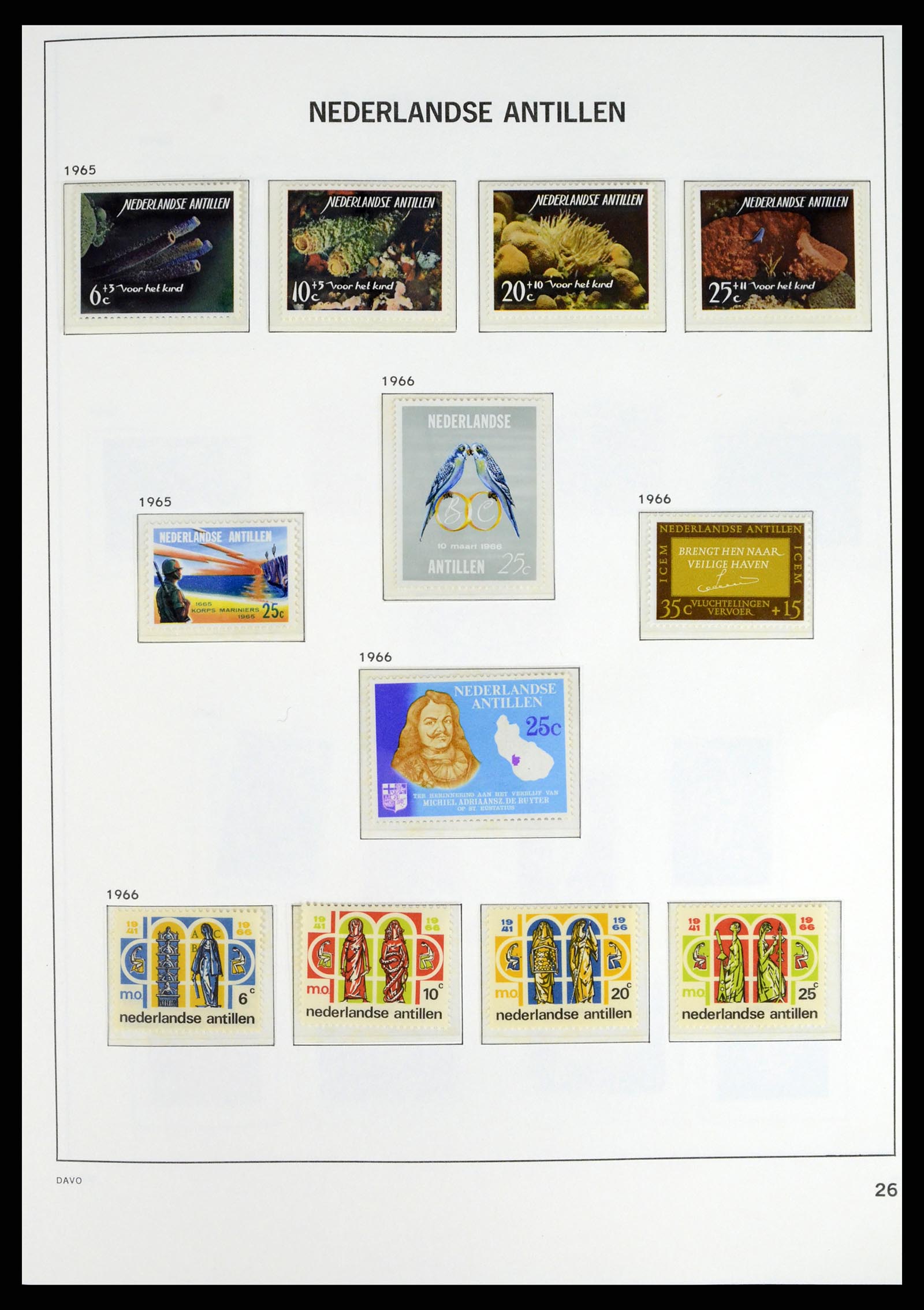 38079 0031 - Stamp collection 38079 Curaçao/Antilles 1873-1998.