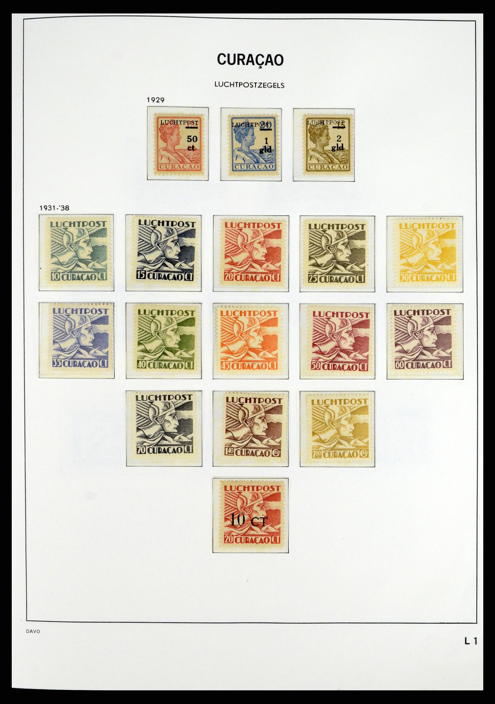 38079 0035 - Stamp collection 38079 Curaçao/Antilles 1873-1998.
