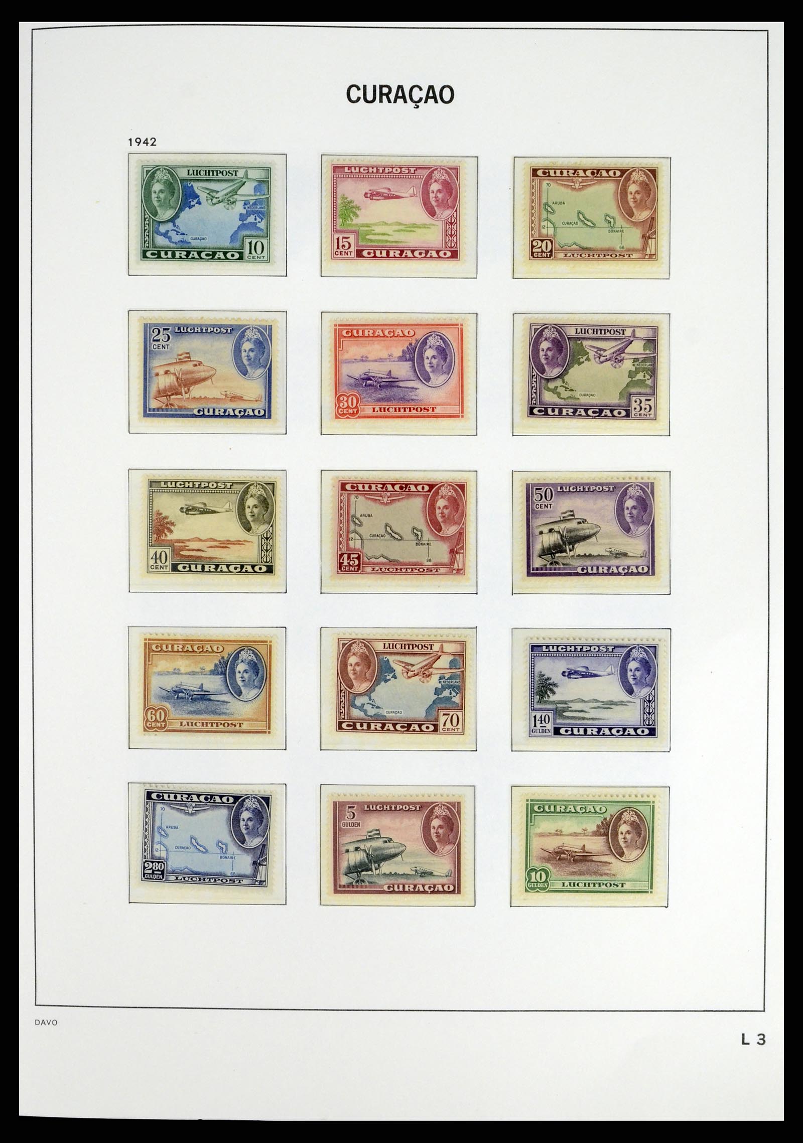 38079 0037 - Stamp collection 38079 Curaçao/Antilles 1873-1998.