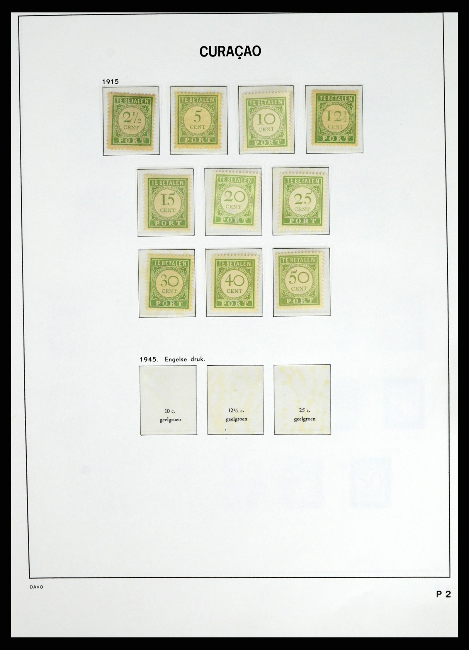 38079 0042 - Stamp collection 38079 Curaçao/Antilles 1873-1998.