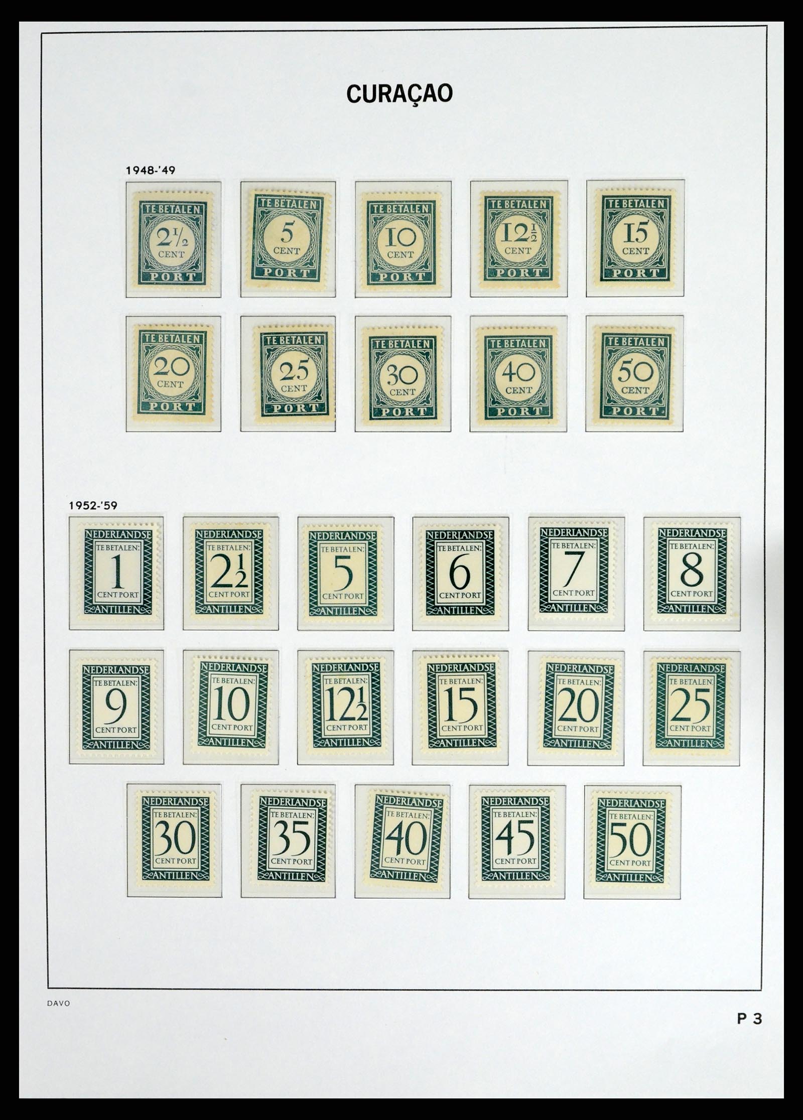 38079 0043 - Postzegelverzameling 38079 Curaçao/Antillen 1873-1998.