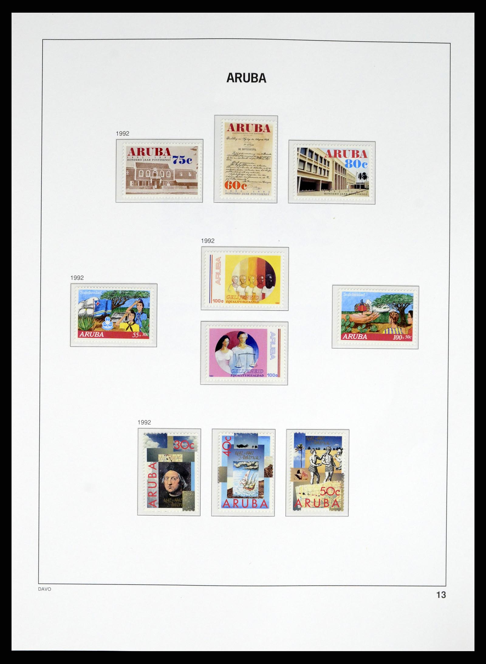 38079 0164 - Stamp collection 38079 Curaçao/Antilles 1873-1998.