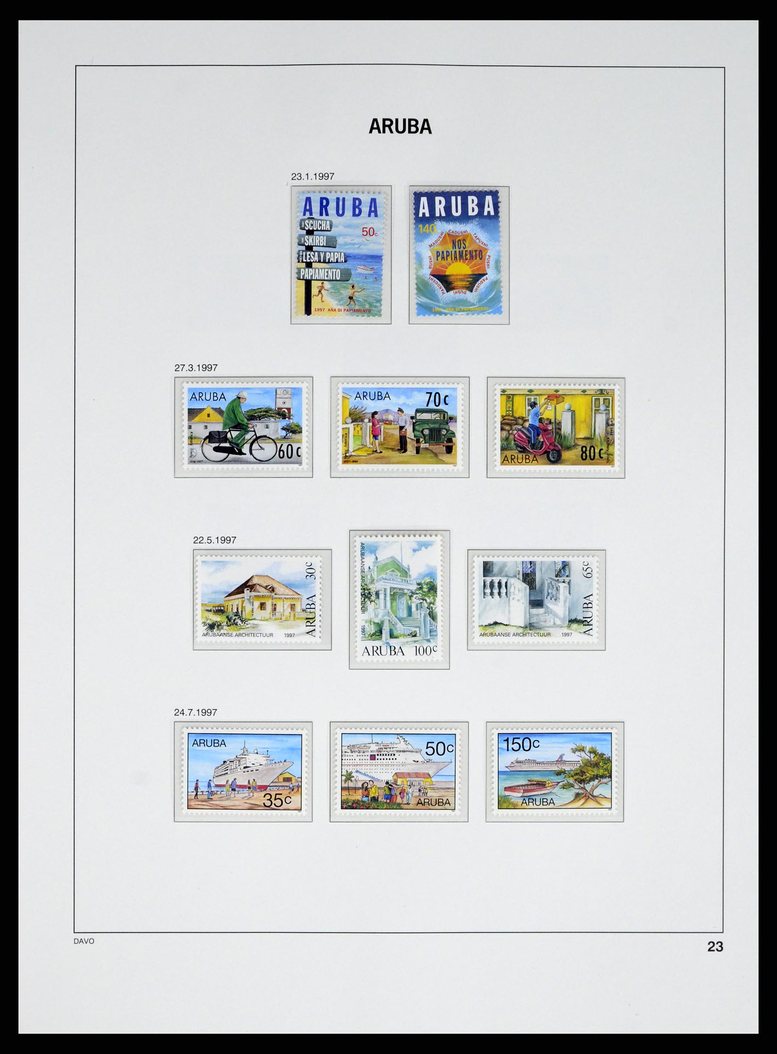 38079 0174 - Stamp collection 38079 Curaçao/Antilles 1873-1998.