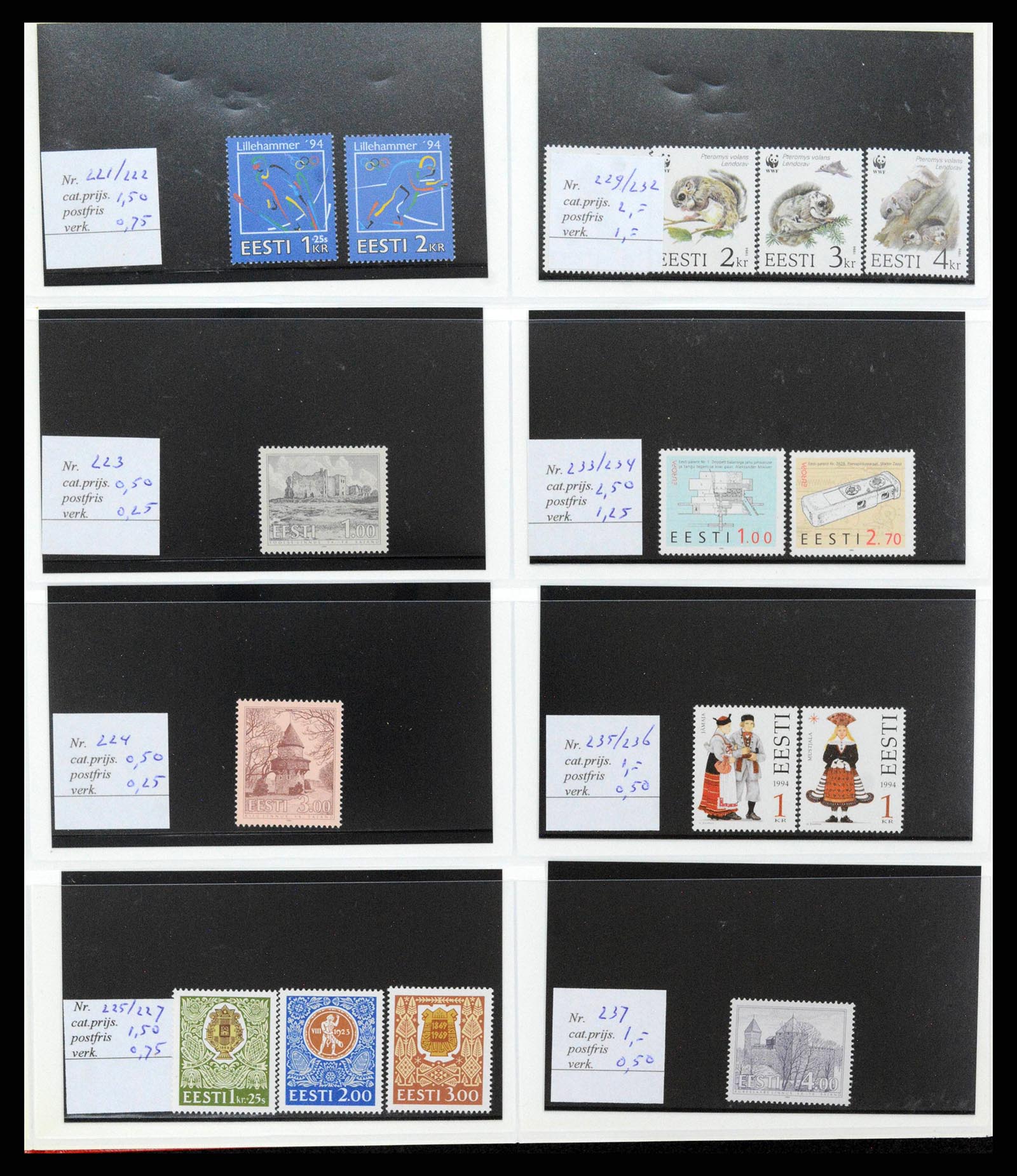 38081 0005 - Postzegelverzameling 38081 Baltische Staten 1990-2013.