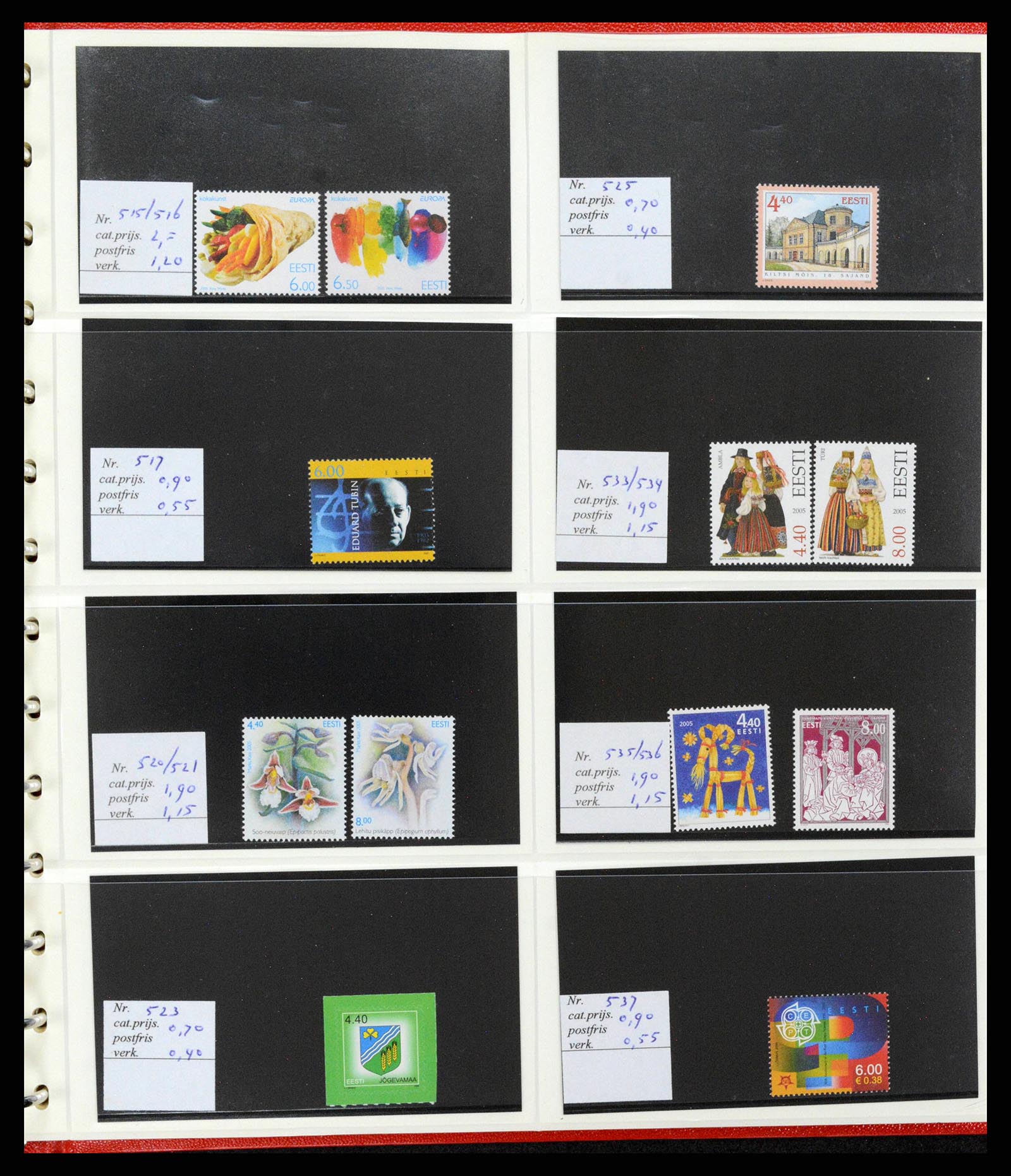 38081 0019 - Postzegelverzameling 38081 Baltische Staten 1990-2013.