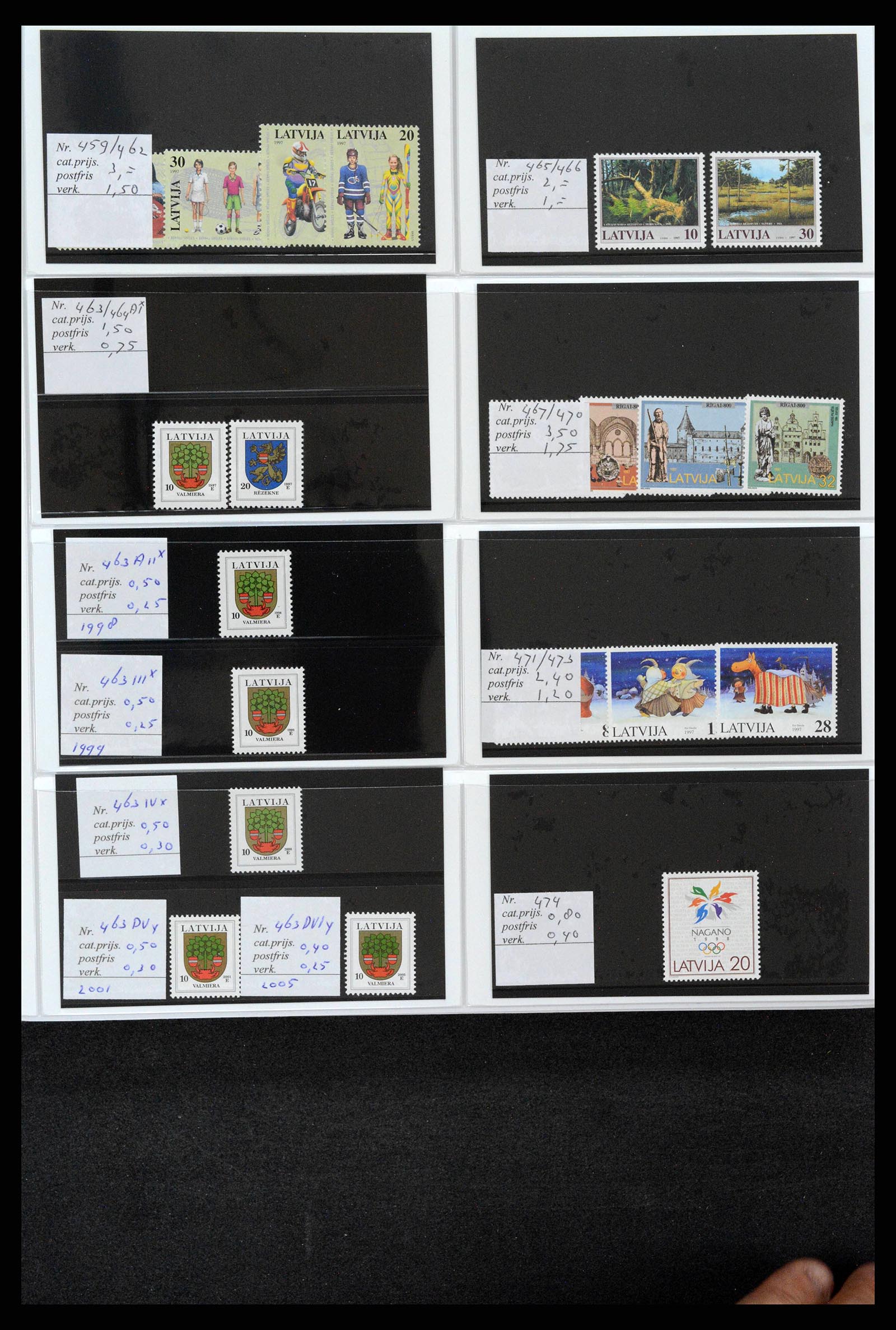 38081 0039 - Postzegelverzameling 38081 Baltische Staten 1990-2013.