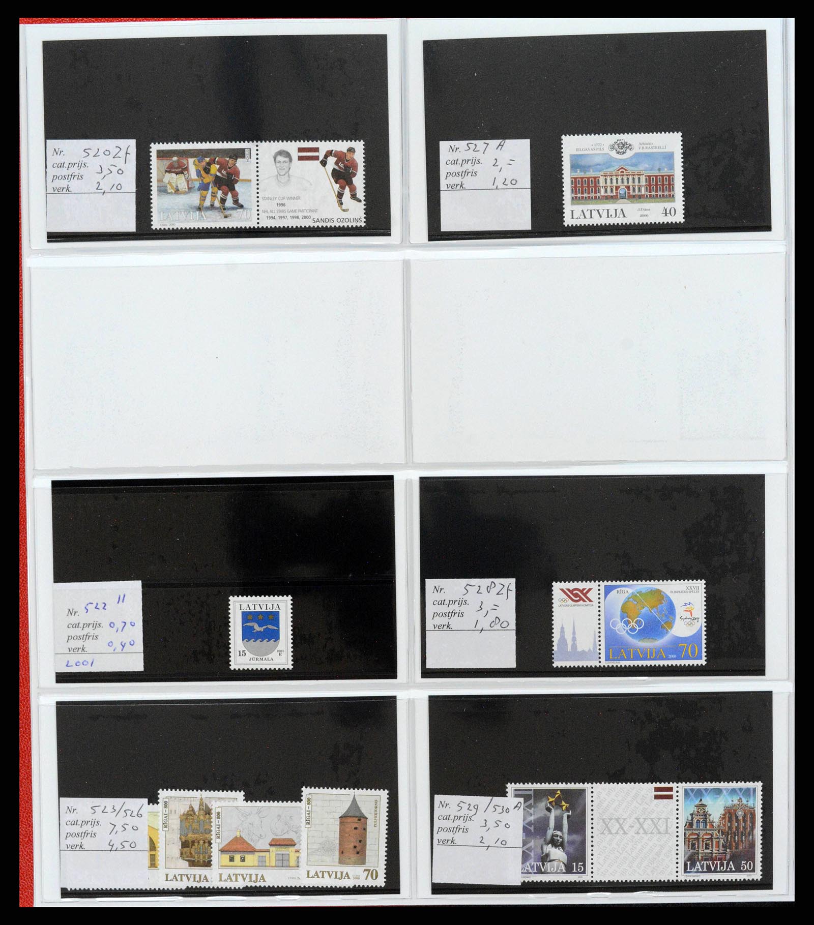 38081 0044 - Postzegelverzameling 38081 Baltische Staten 1990-2013.