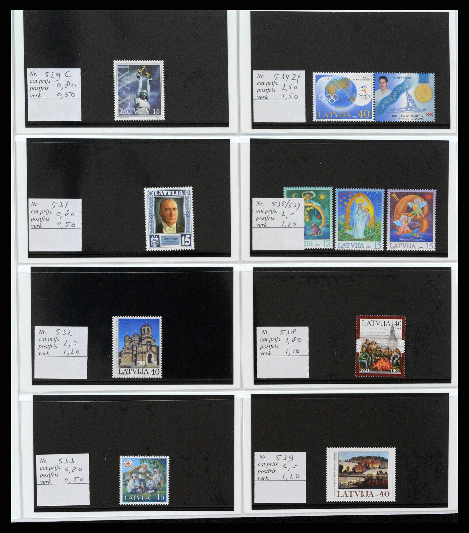 38081 0045 - Postzegelverzameling 38081 Baltische Staten 1990-2013.
