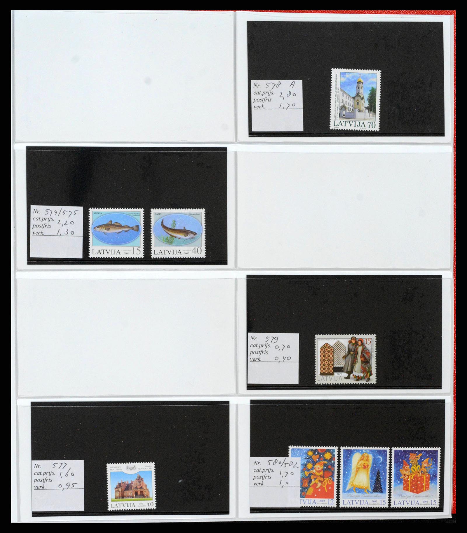 38081 0049 - Postzegelverzameling 38081 Baltische Staten 1990-2013.