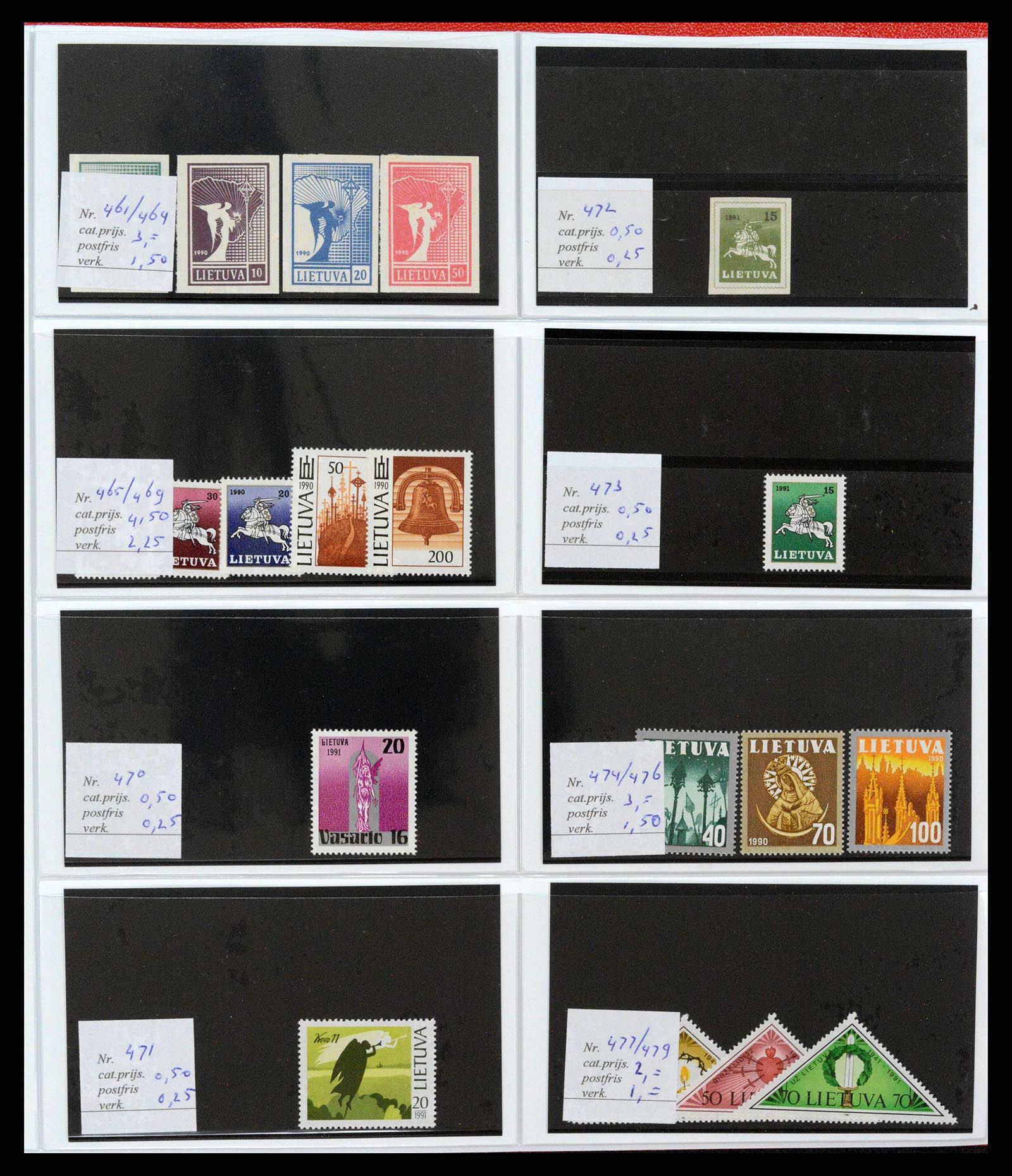 38081 0067 - Postzegelverzameling 38081 Baltische Staten 1990-2013.