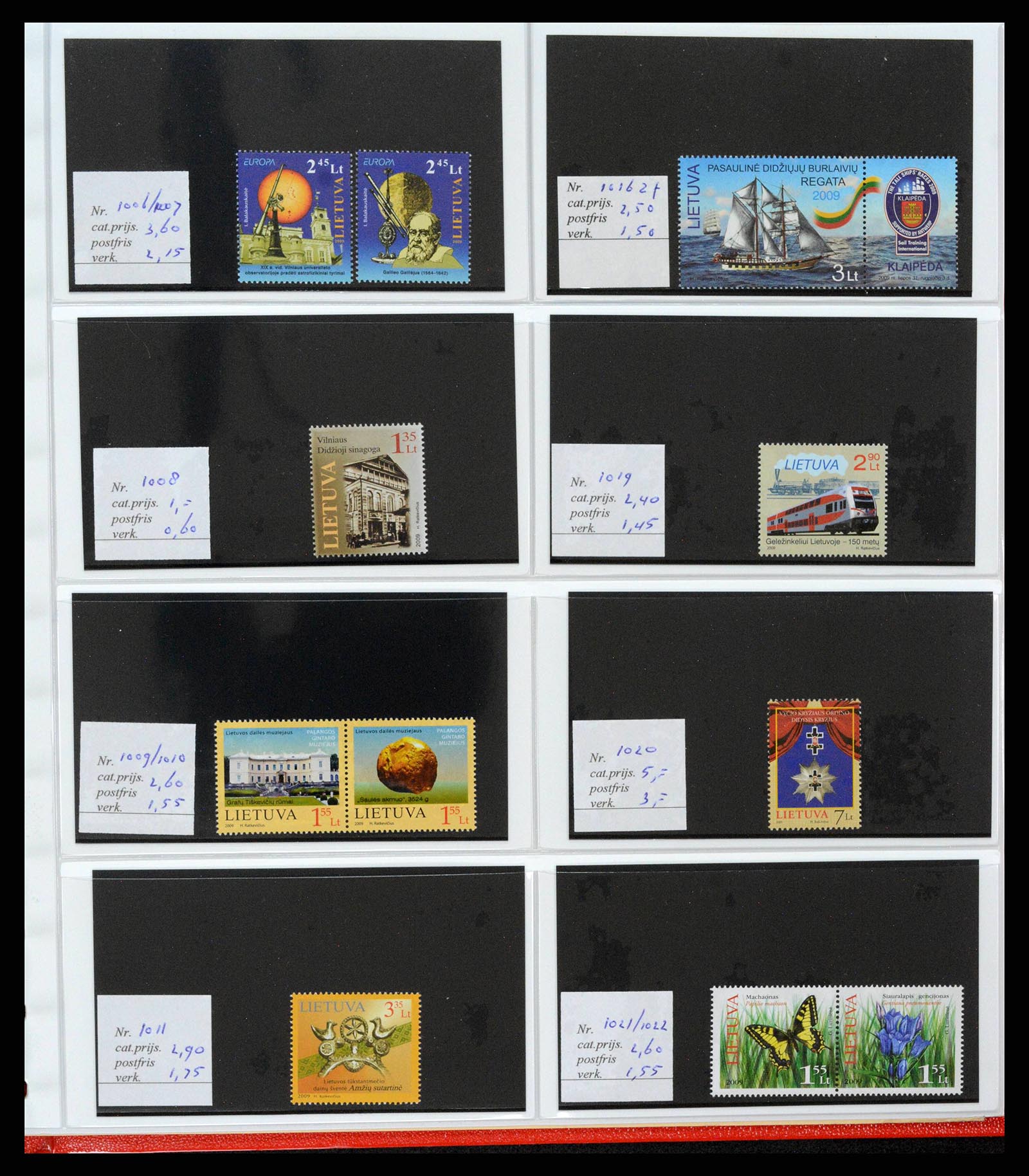 38081 0087 - Postzegelverzameling 38081 Baltische Staten 1990-2013.