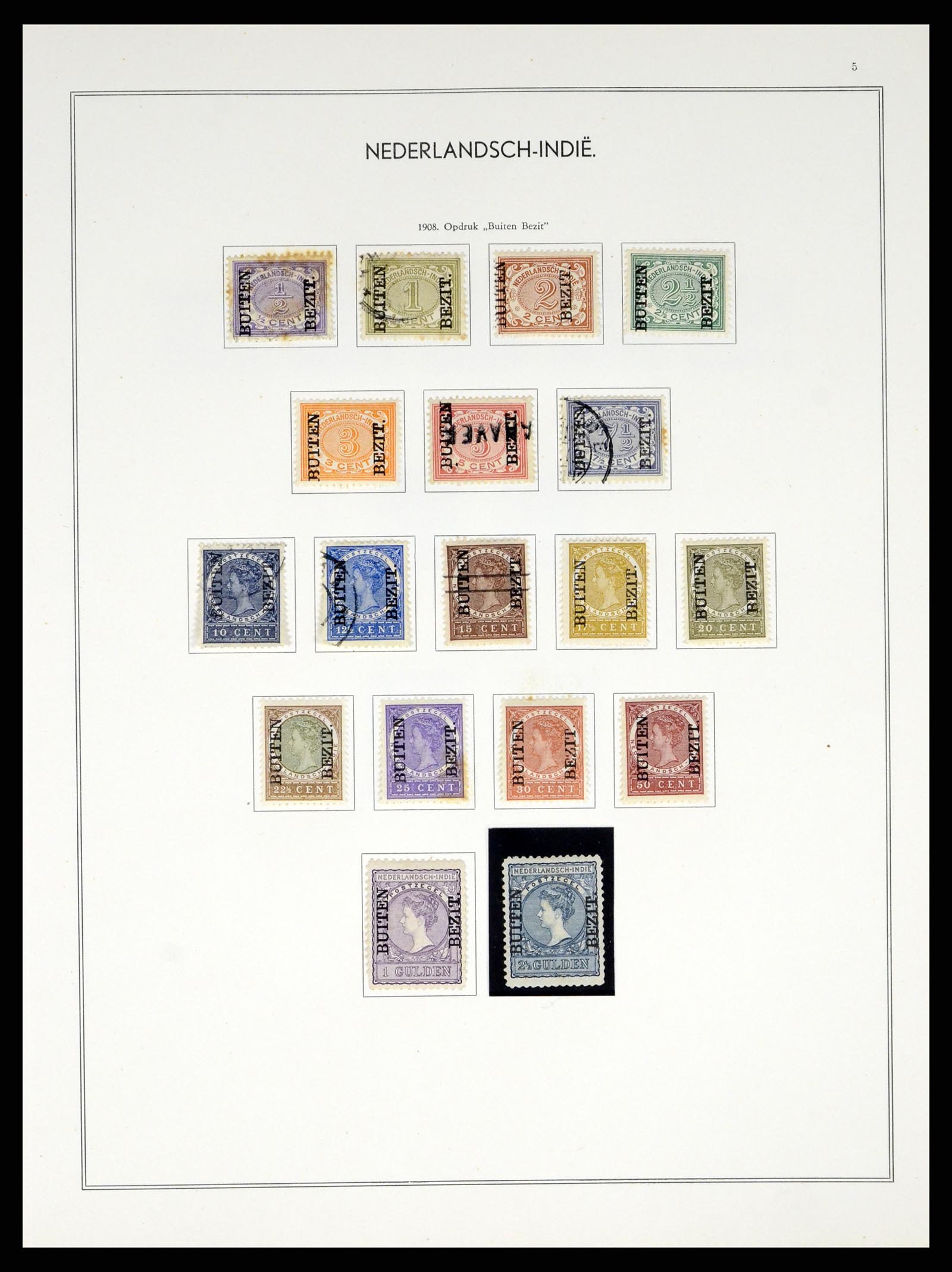 38082 006 - Postzegelverzameling 38082 Nederlandse Overzeese Gebiedsdelen 1864-19