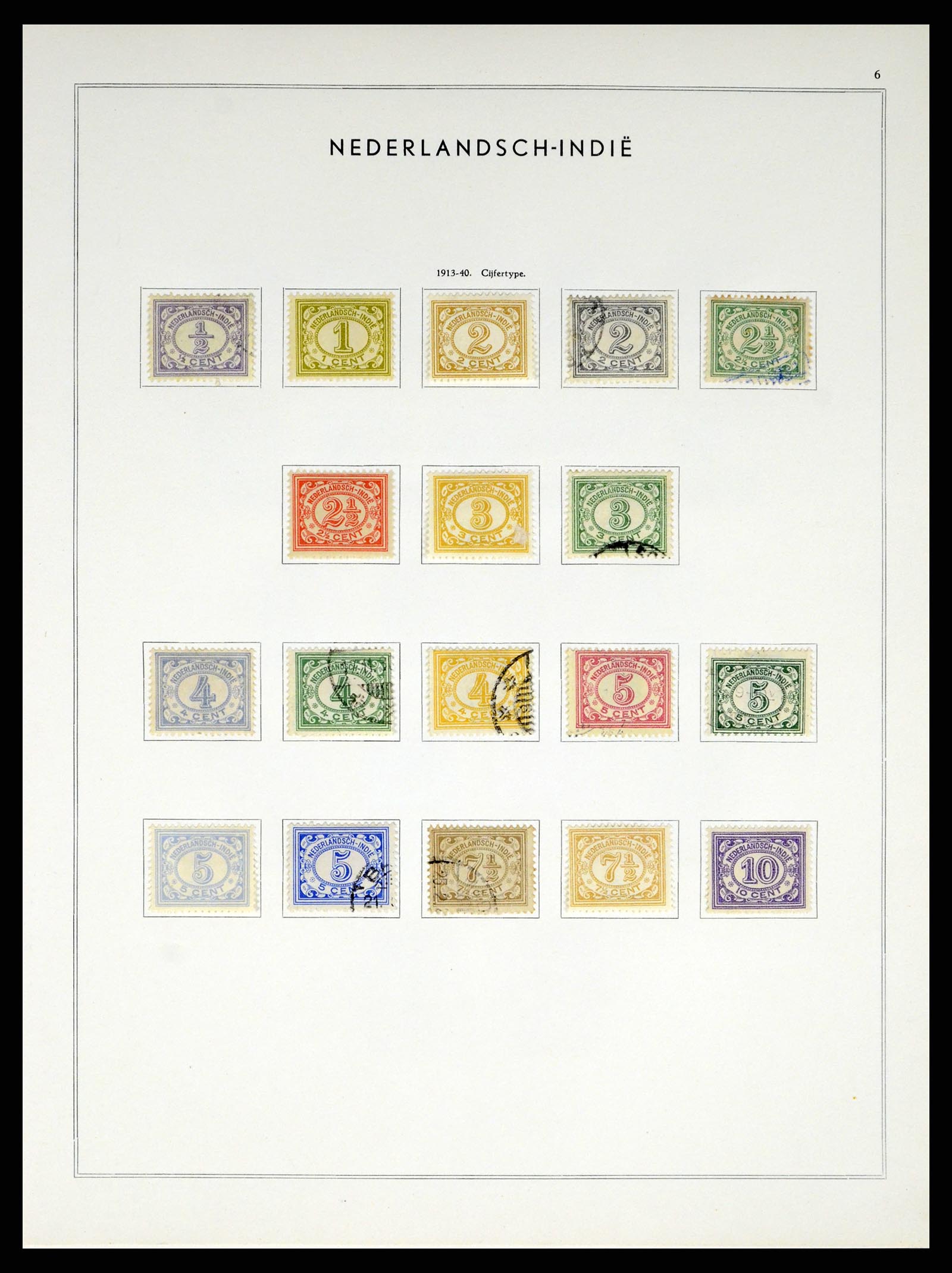38082 008 - Postzegelverzameling 38082 Nederlandse Overzeese Gebiedsdelen 1864-19
