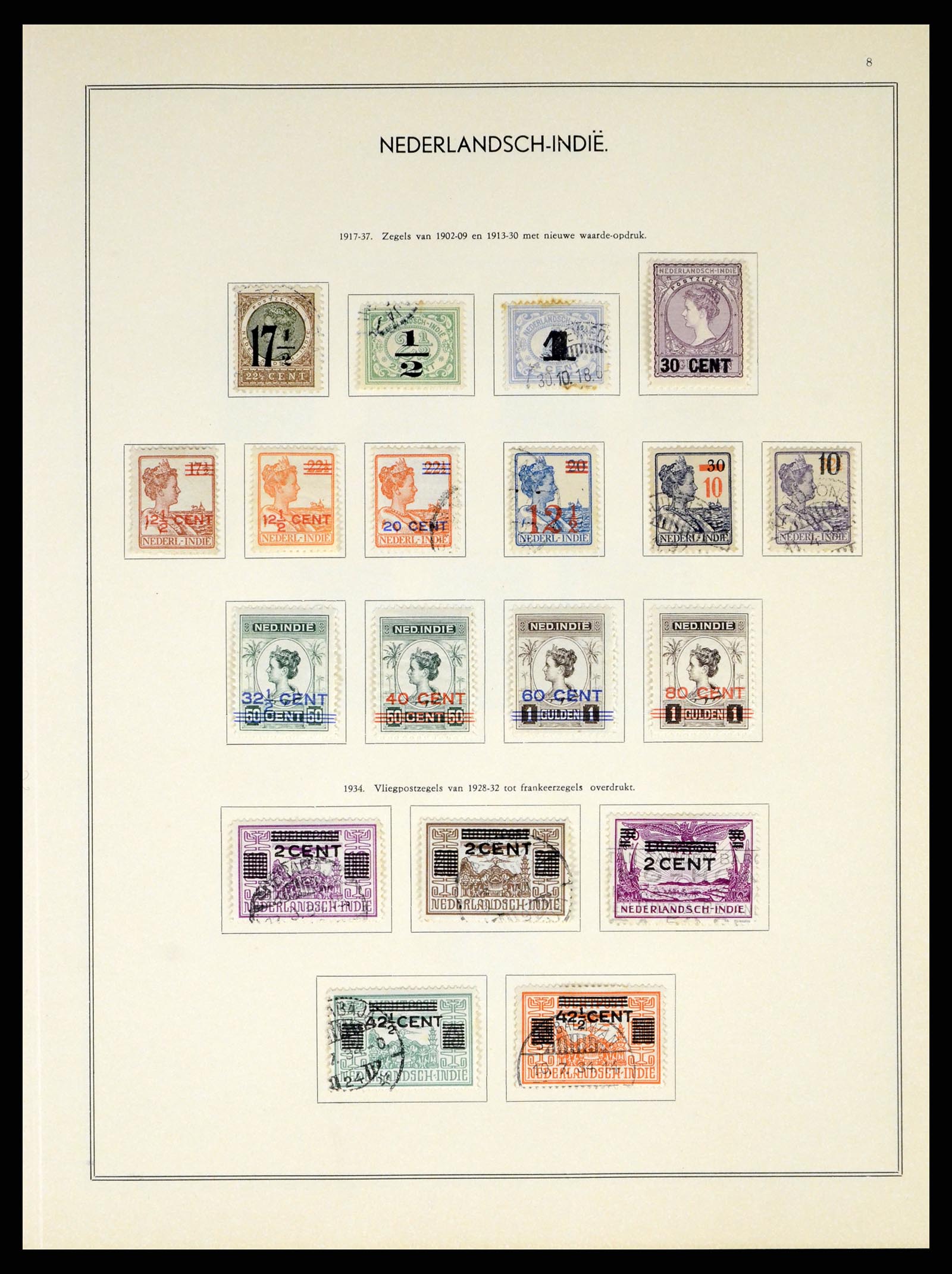 38082 010 - Postzegelverzameling 38082 Nederlandse Overzeese Gebiedsdelen 1864-19