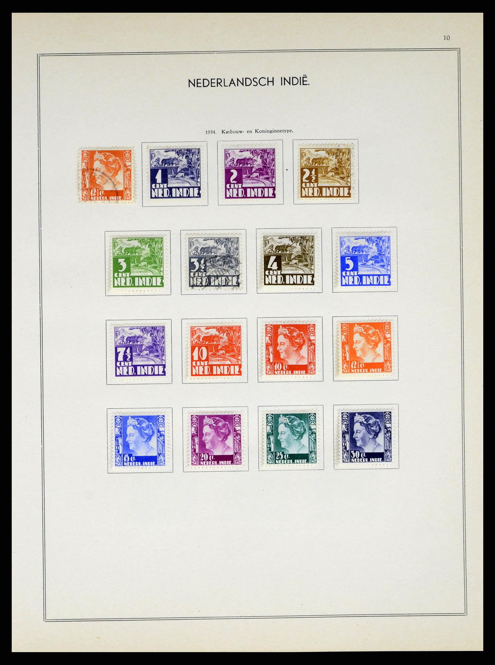 38082 012 - Postzegelverzameling 38082 Nederlandse Overzeese Gebiedsdelen 1864-19