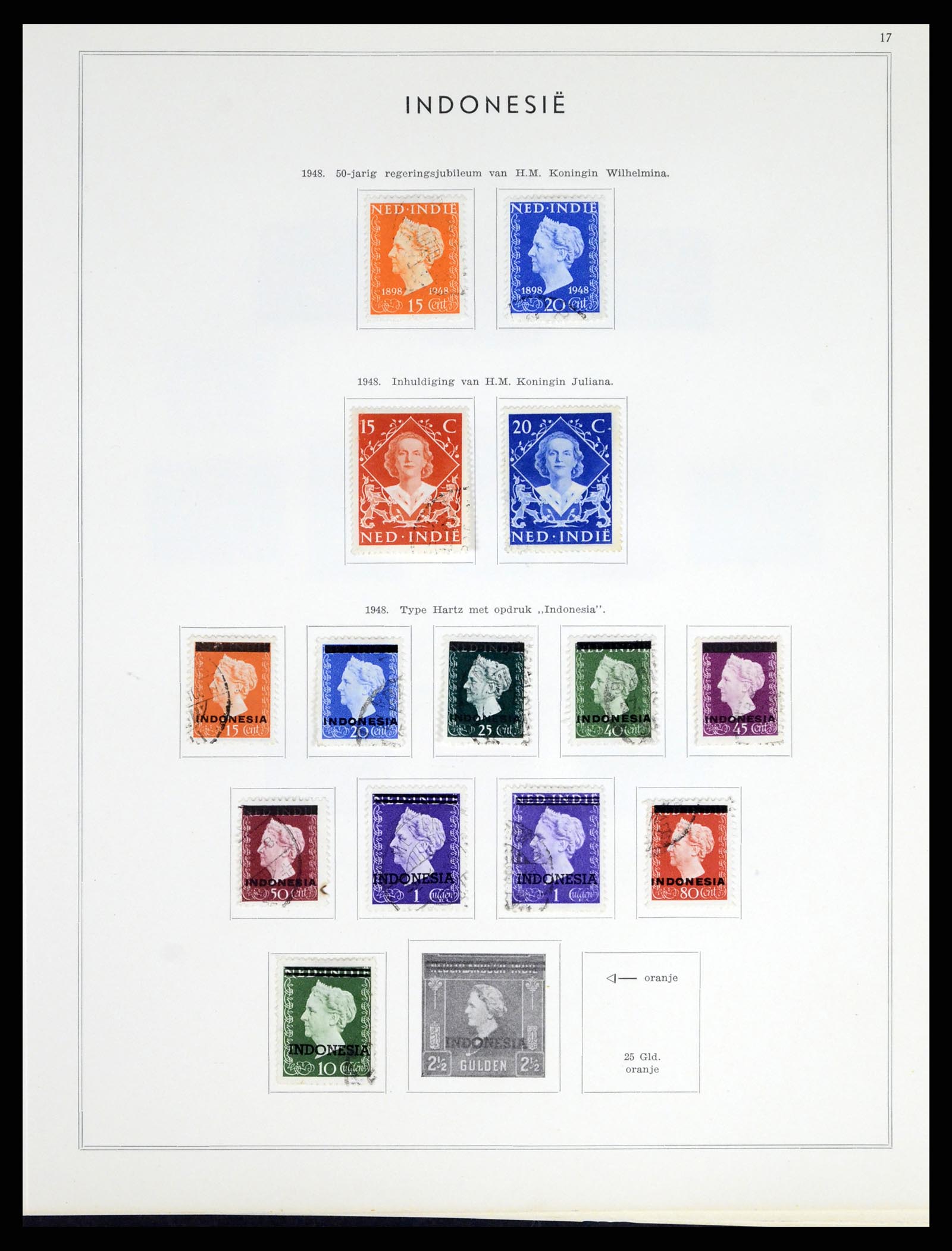 38082 020 - Postzegelverzameling 38082 Nederlandse Overzeese Gebiedsdelen 1864-19