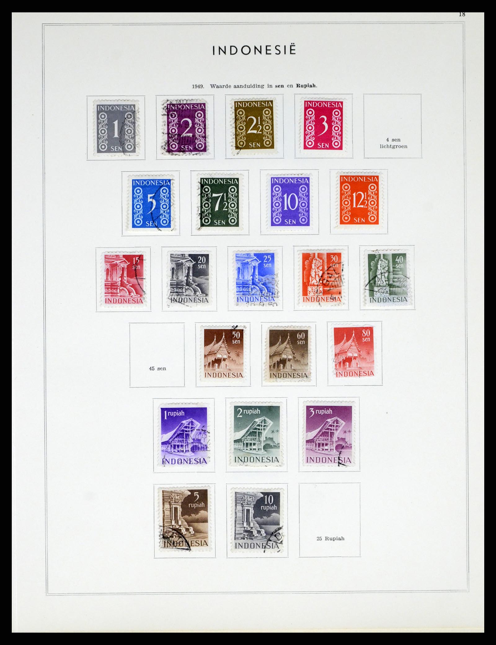 38082 022 - Postzegelverzameling 38082 Nederlandse Overzeese Gebiedsdelen 1864-19