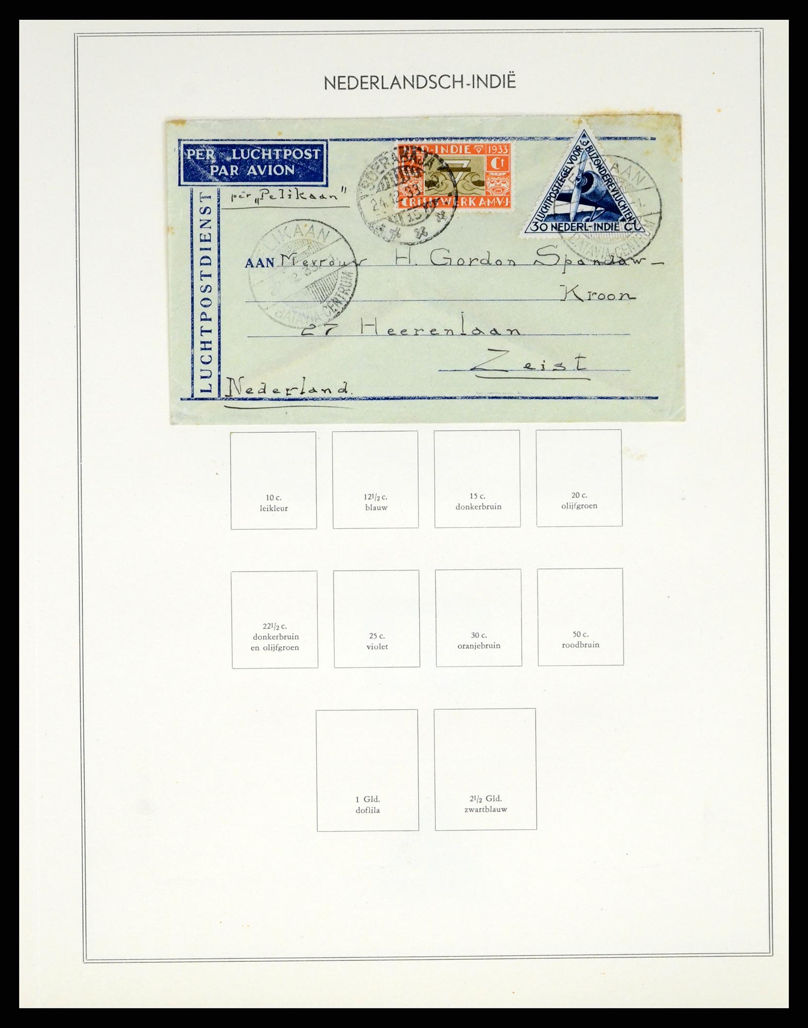 38082 026 - Postzegelverzameling 38082 Nederlandse Overzeese Gebiedsdelen 1864-19
