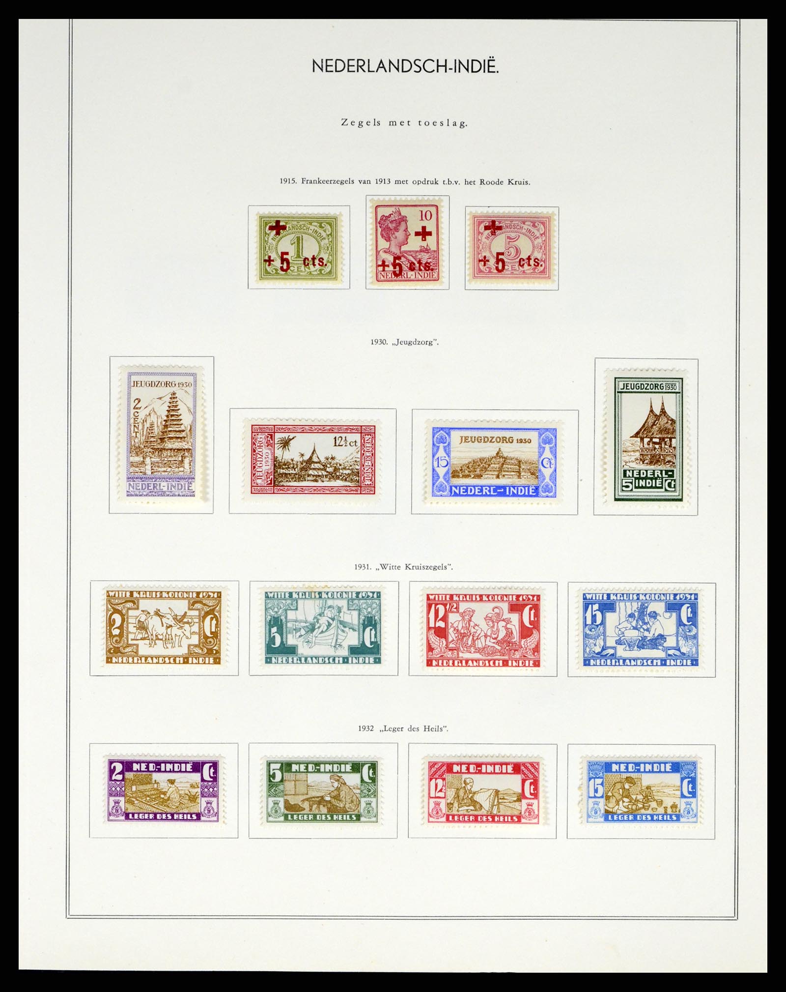 38082 028 - Postzegelverzameling 38082 Nederlandse Overzeese Gebiedsdelen 1864-19