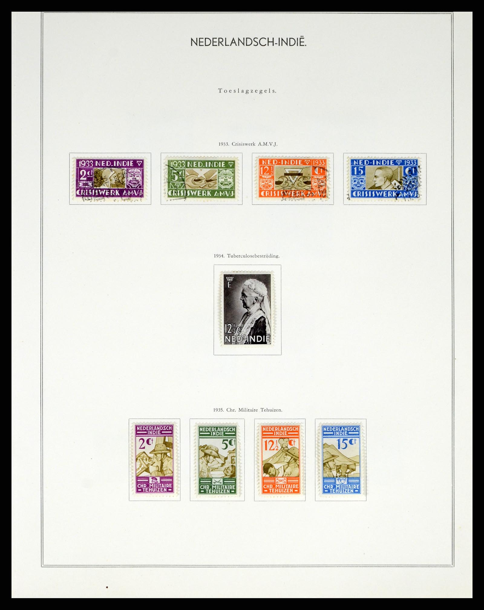 38082 029 - Postzegelverzameling 38082 Nederlandse Overzeese Gebiedsdelen 1864-19