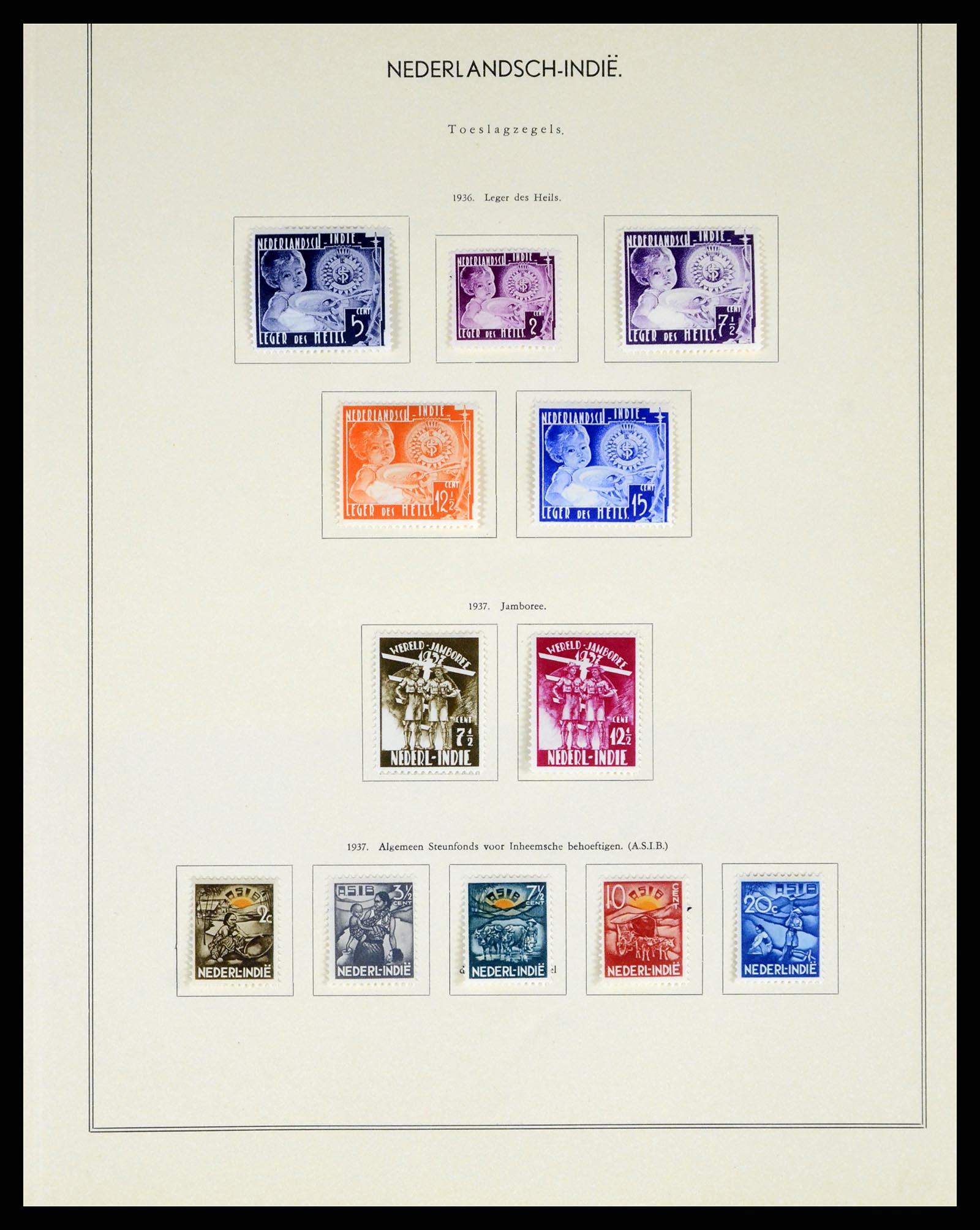 38082 030 - Postzegelverzameling 38082 Nederlandse Overzeese Gebiedsdelen 1864-19