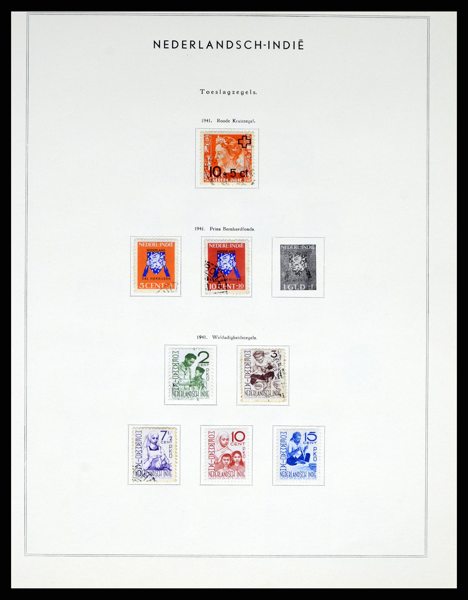 38082 032 - Postzegelverzameling 38082 Nederlandse Overzeese Gebiedsdelen 1864-19