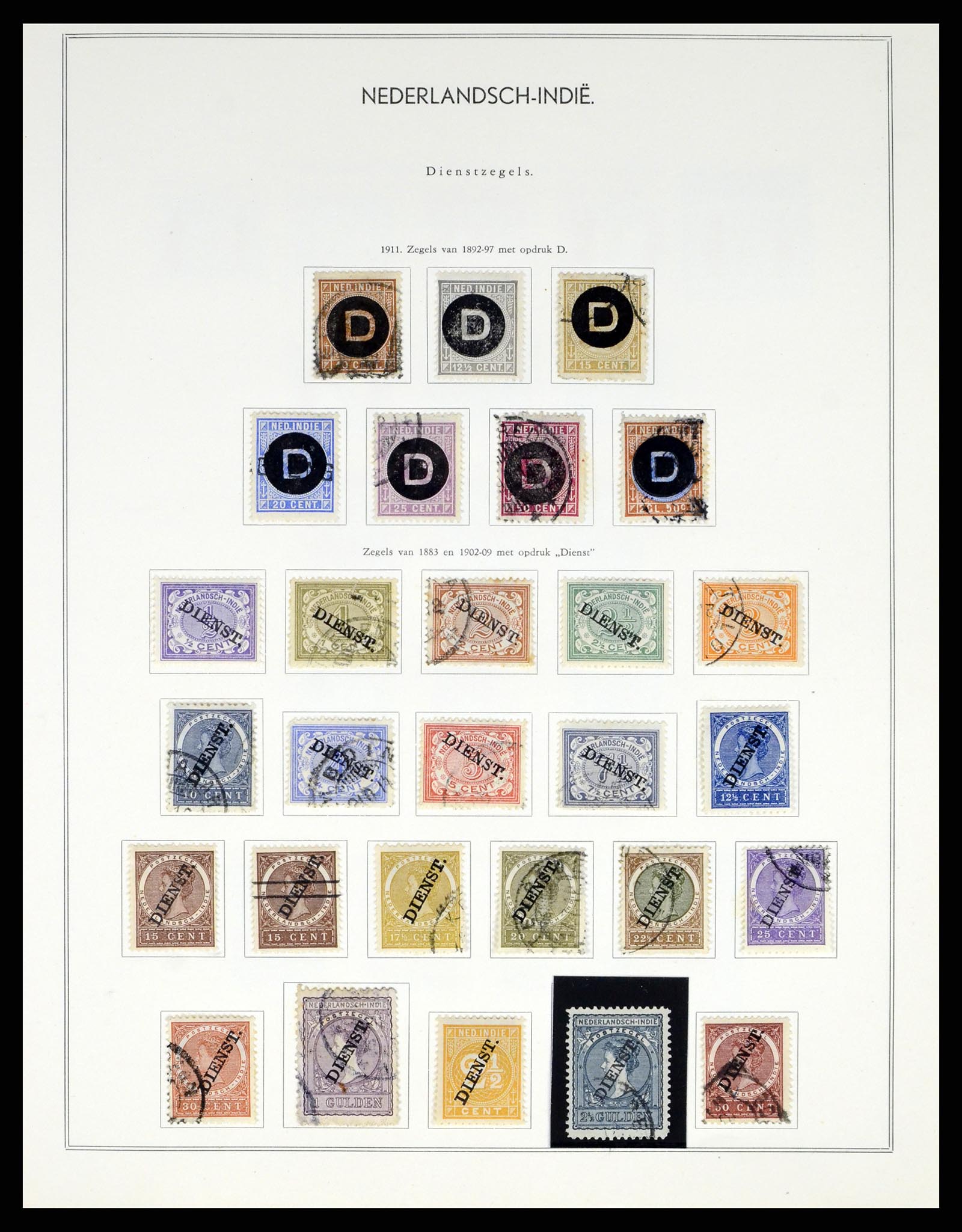 38082 033 - Postzegelverzameling 38082 Nederlandse Overzeese Gebiedsdelen 1864-19