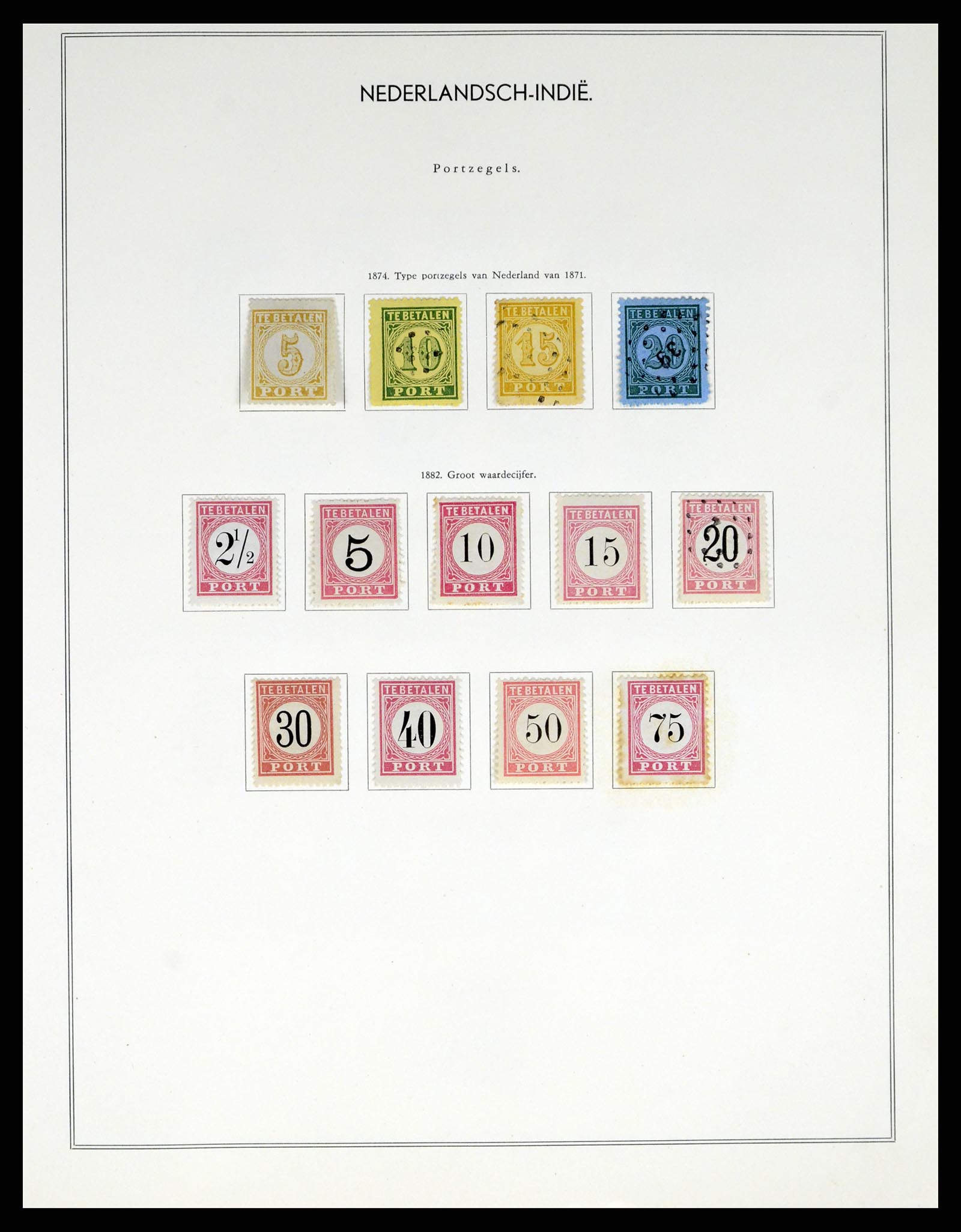 38082 035 - Postzegelverzameling 38082 Nederlandse Overzeese Gebiedsdelen 1864-19
