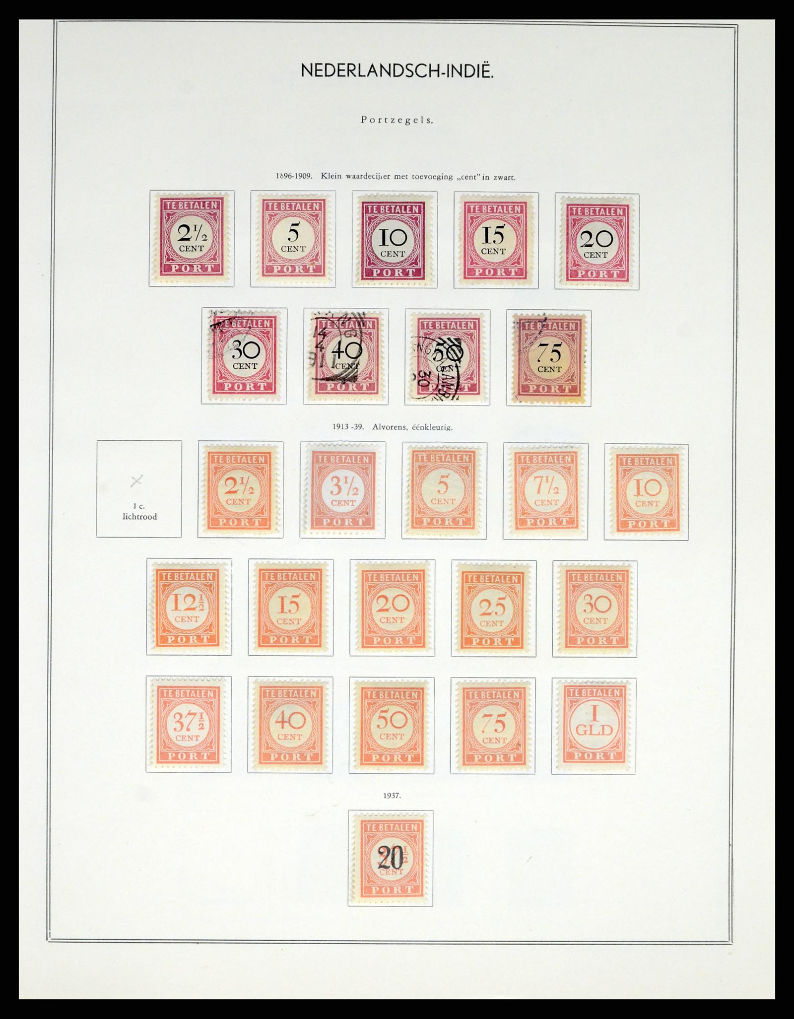 38082 036 - Postzegelverzameling 38082 Nederlandse Overzeese Gebiedsdelen 1864-19