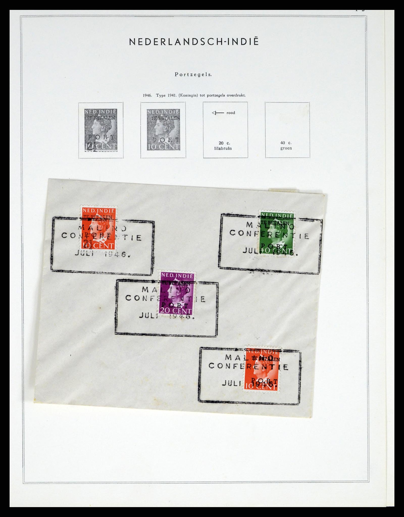 38082 038 - Postzegelverzameling 38082 Nederlandse Overzeese Gebiedsdelen 1864-19