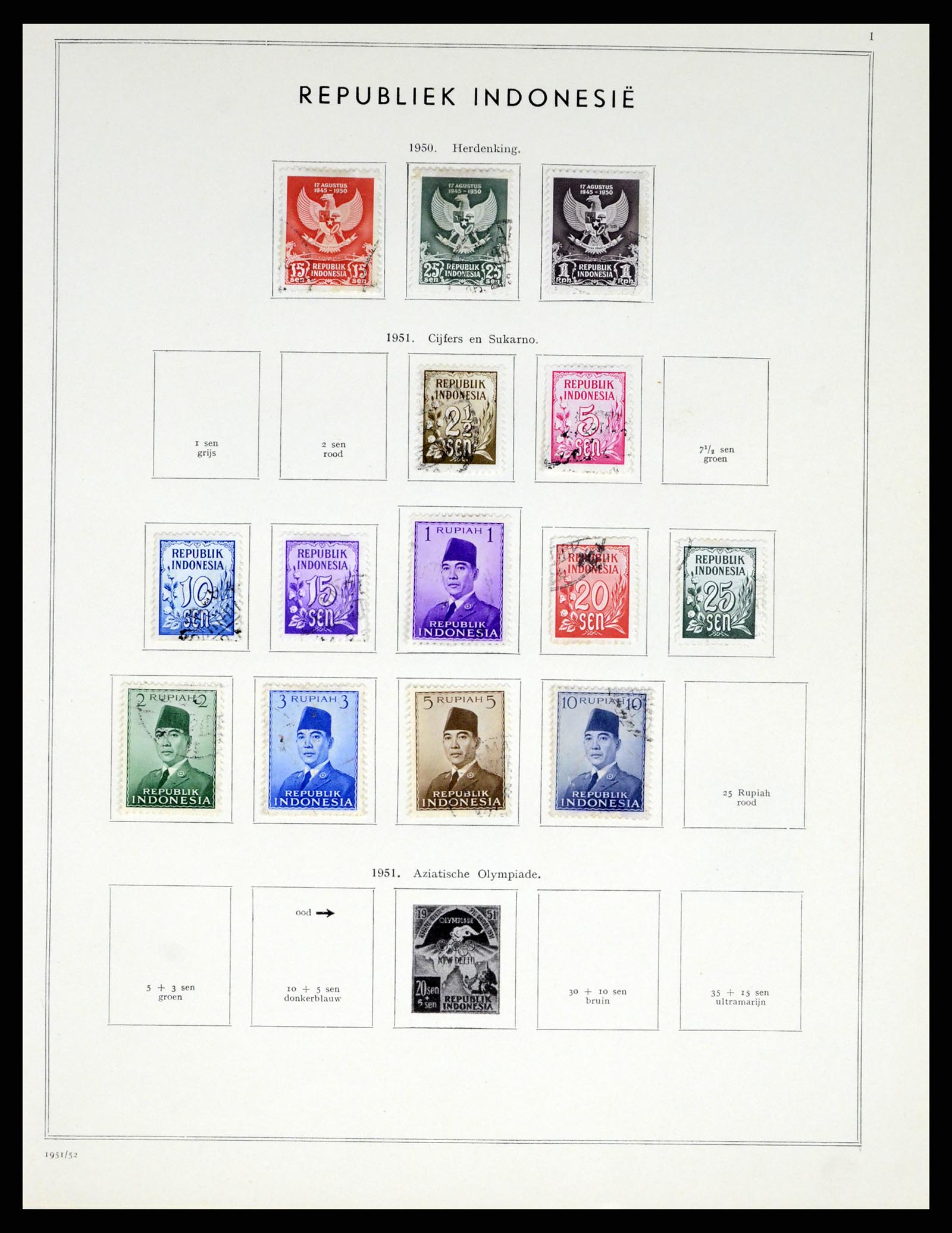 38082 040 - Postzegelverzameling 38082 Nederlandse Overzeese Gebiedsdelen 1864-19