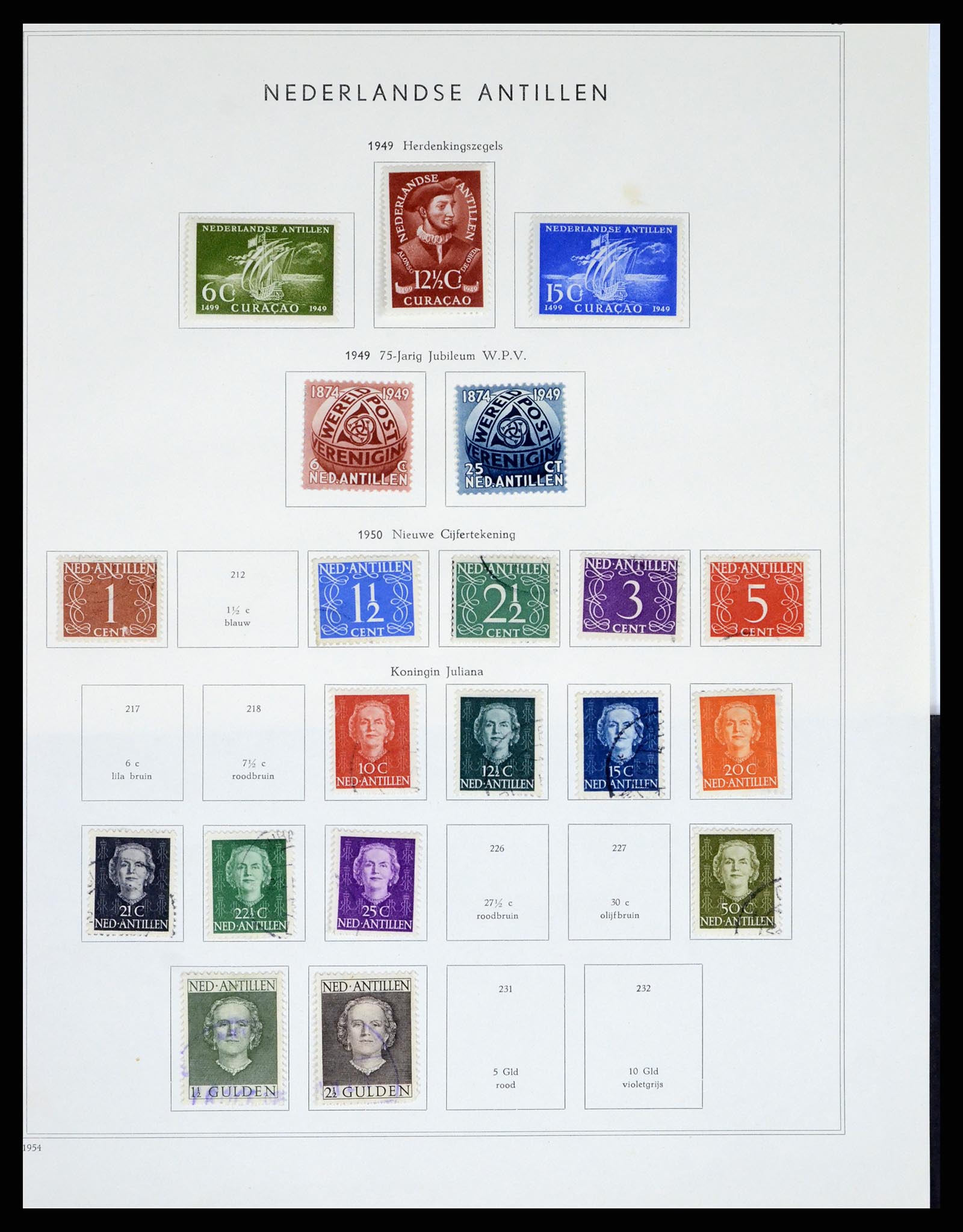38082 058 - Stamp collection 38082 Dutch Overseas Territories 1864-1962.