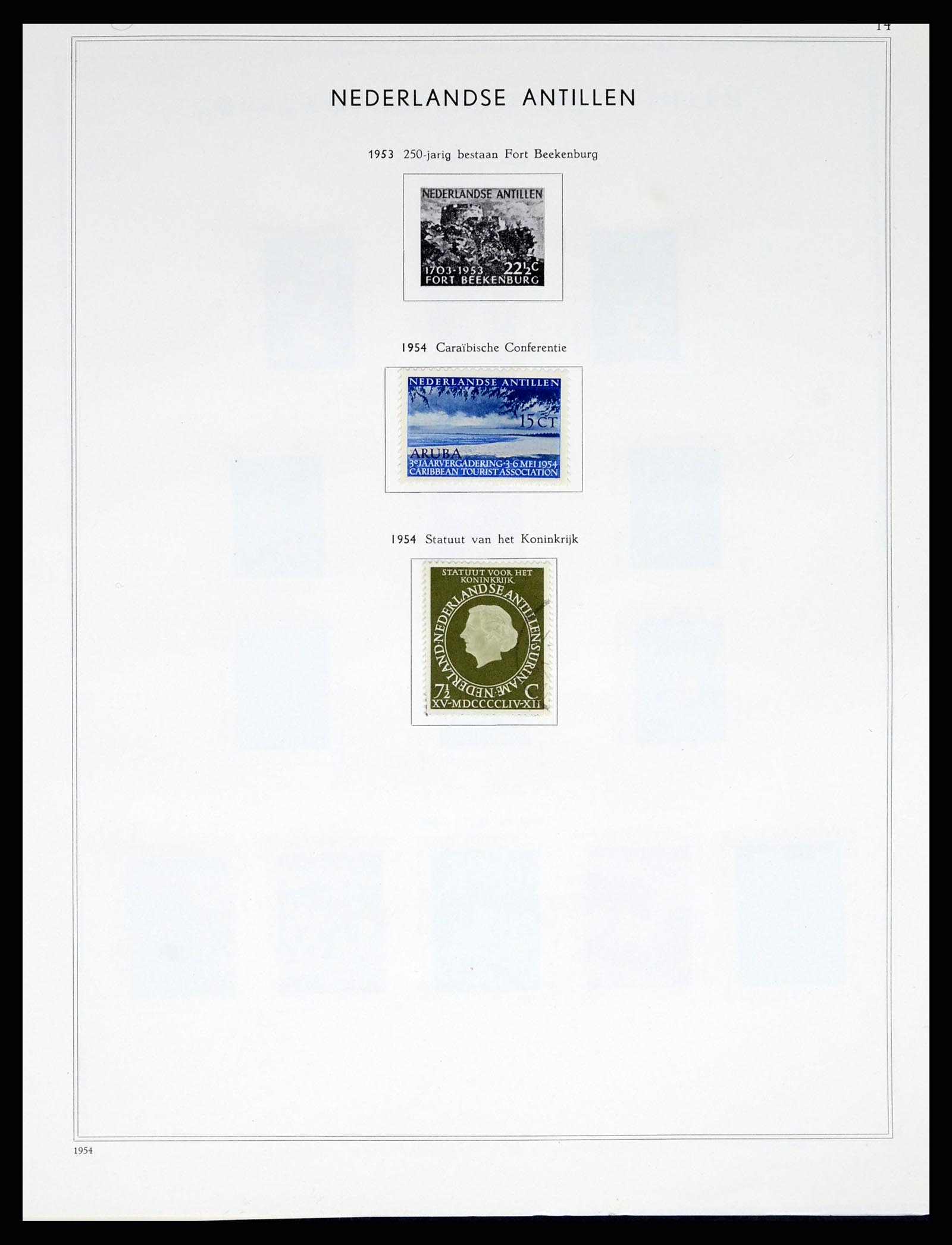 38082 059 - Stamp collection 38082 Dutch Overseas Territories 1864-1962.
