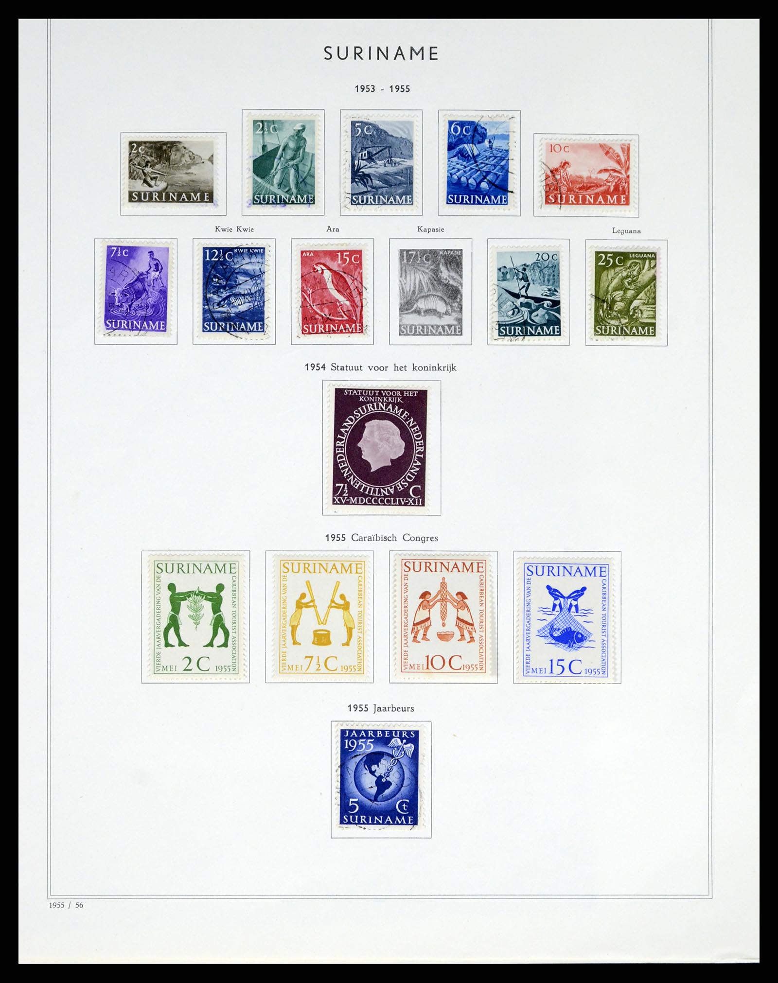 38082 083 - Stamp collection 38082 Dutch Overseas Territories 1864-1962.