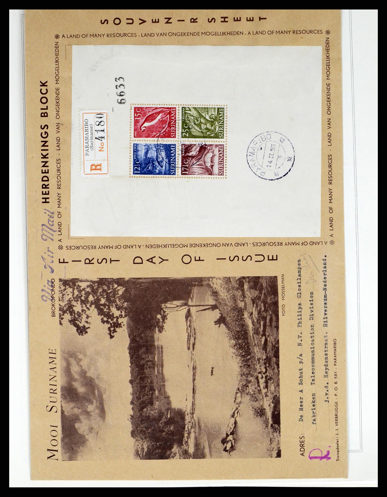 38082 084 - Stamp collection 38082 Dutch Overseas Territories 1864-1962.