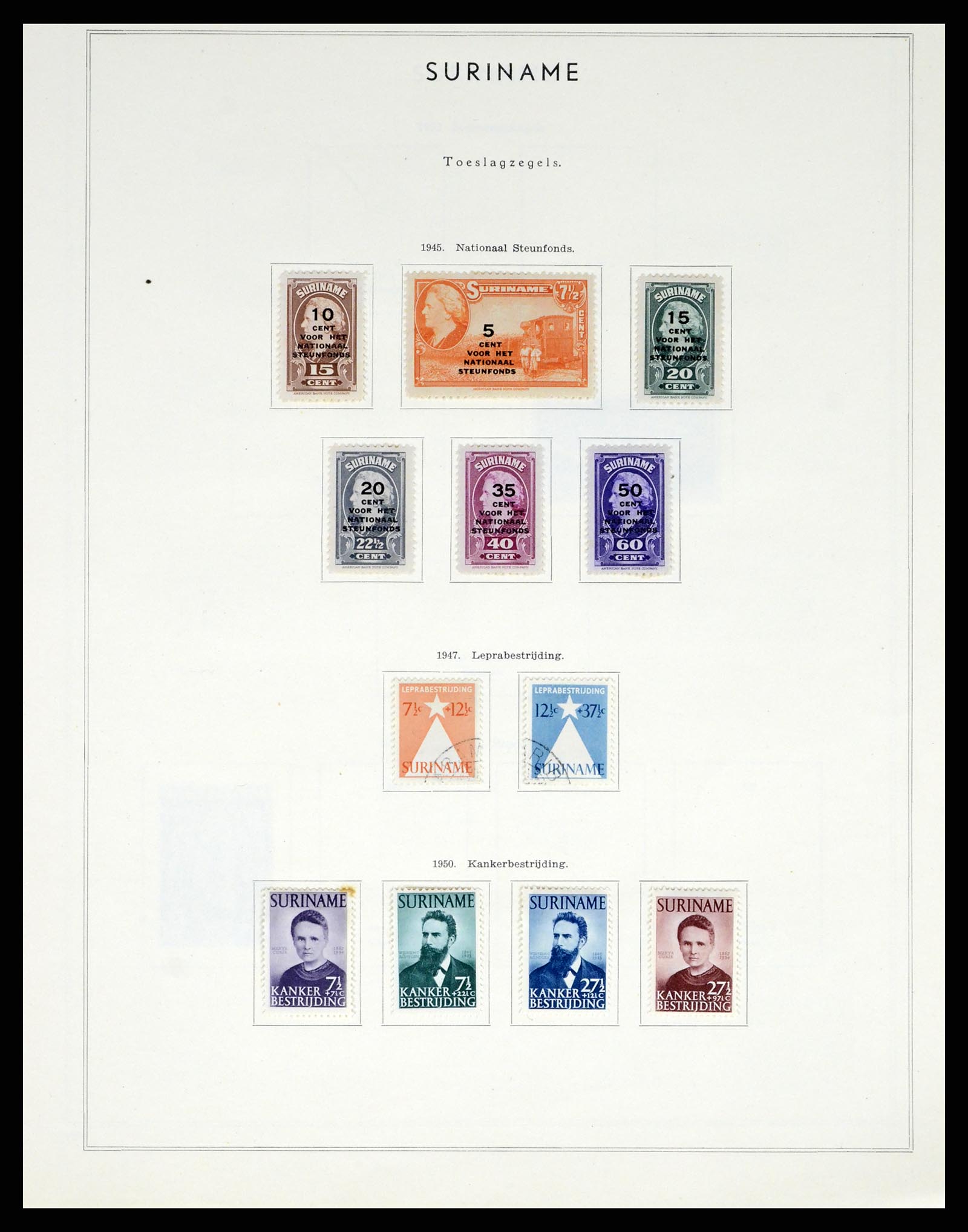 38082 090 - Postzegelverzameling 38082 Nederlandse Overzeese Gebiedsdelen 1864-19