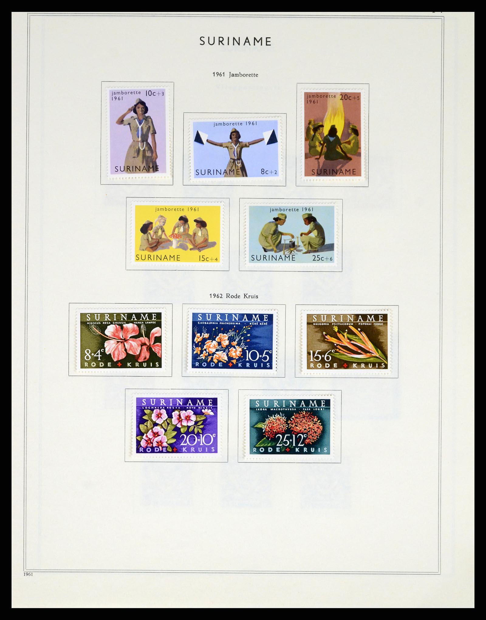 38082 092 - Postzegelverzameling 38082 Nederlandse Overzeese Gebiedsdelen 1864-19