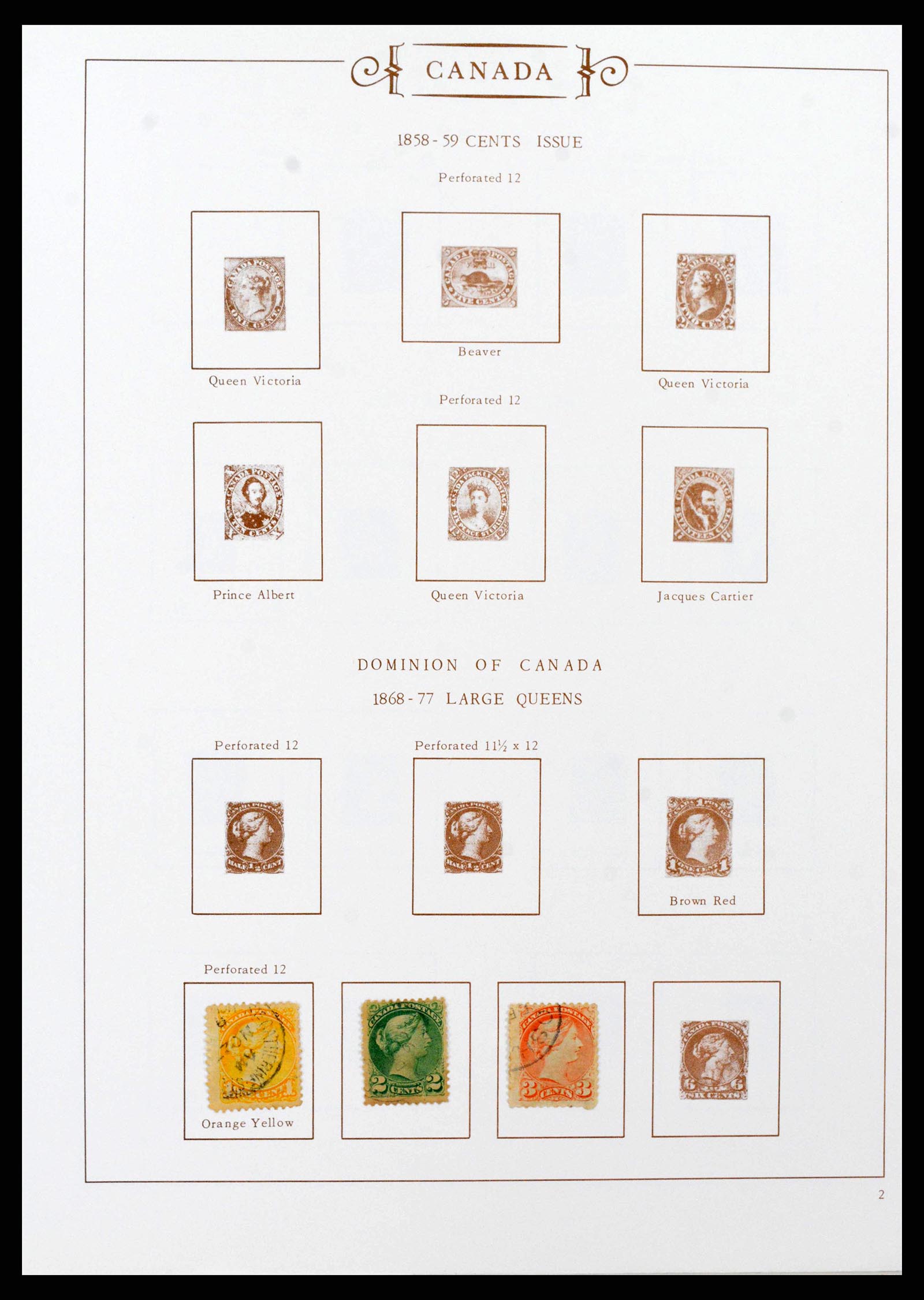 38083 0001 - Stamp collection 38083 Canada 1868-1997.