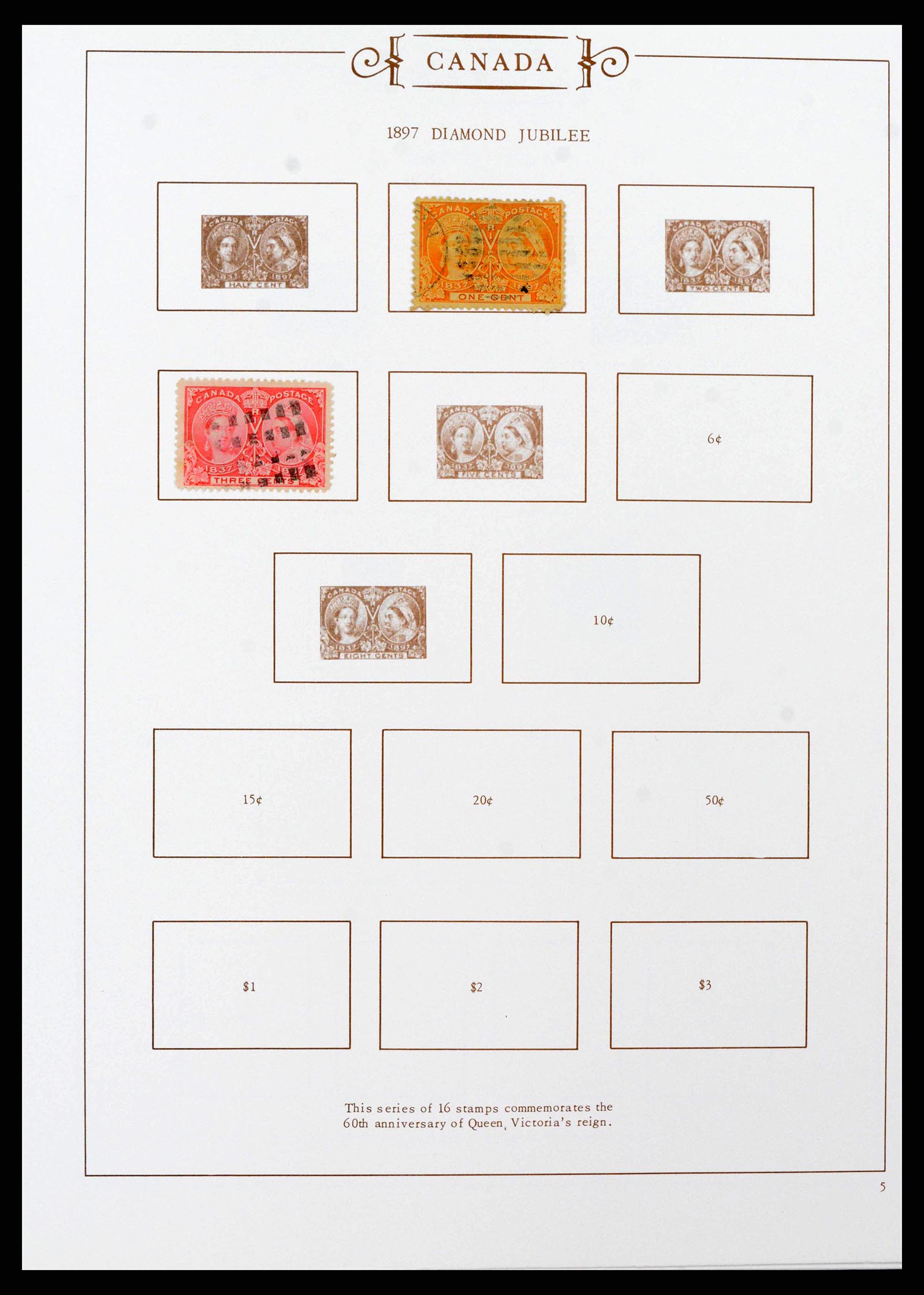 38083 0002 - Stamp collection 38083 Canada 1868-1997.