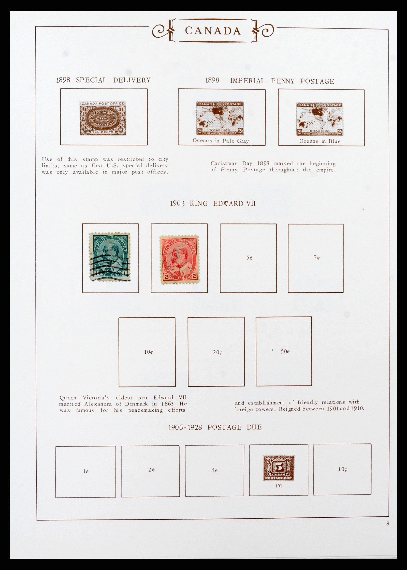 38083 0005 - Stamp collection 38083 Canada 1868-1997.