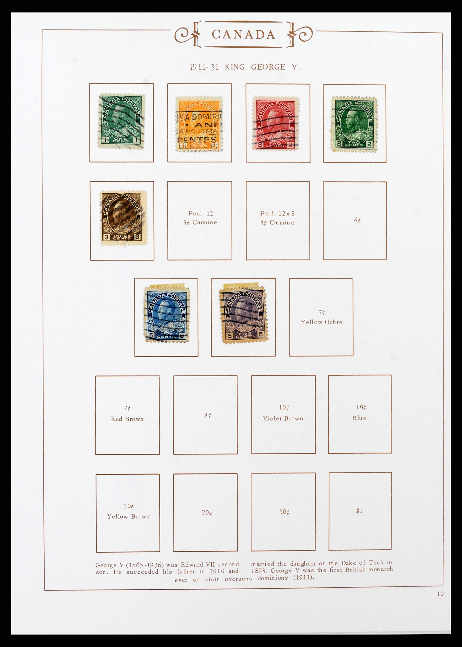 38083 0006 - Stamp collection 38083 Canada 1868-1997.