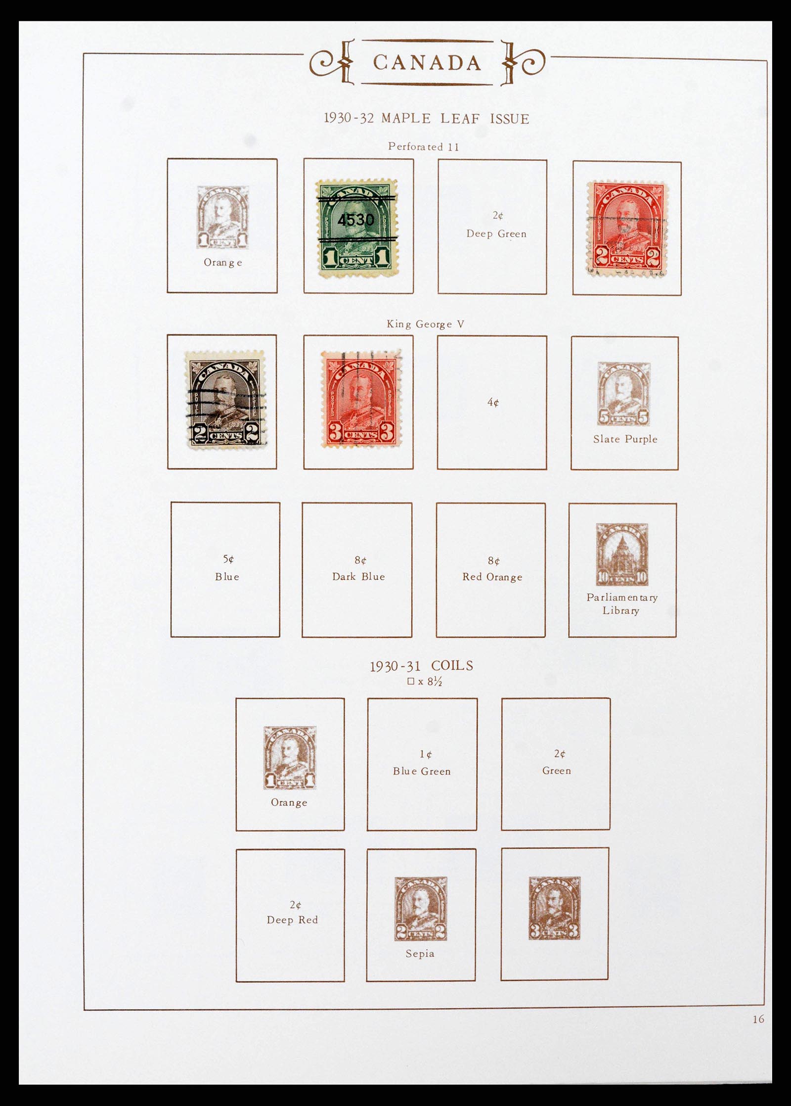 38083 0009 - Stamp collection 38083 Canada 1868-1997.