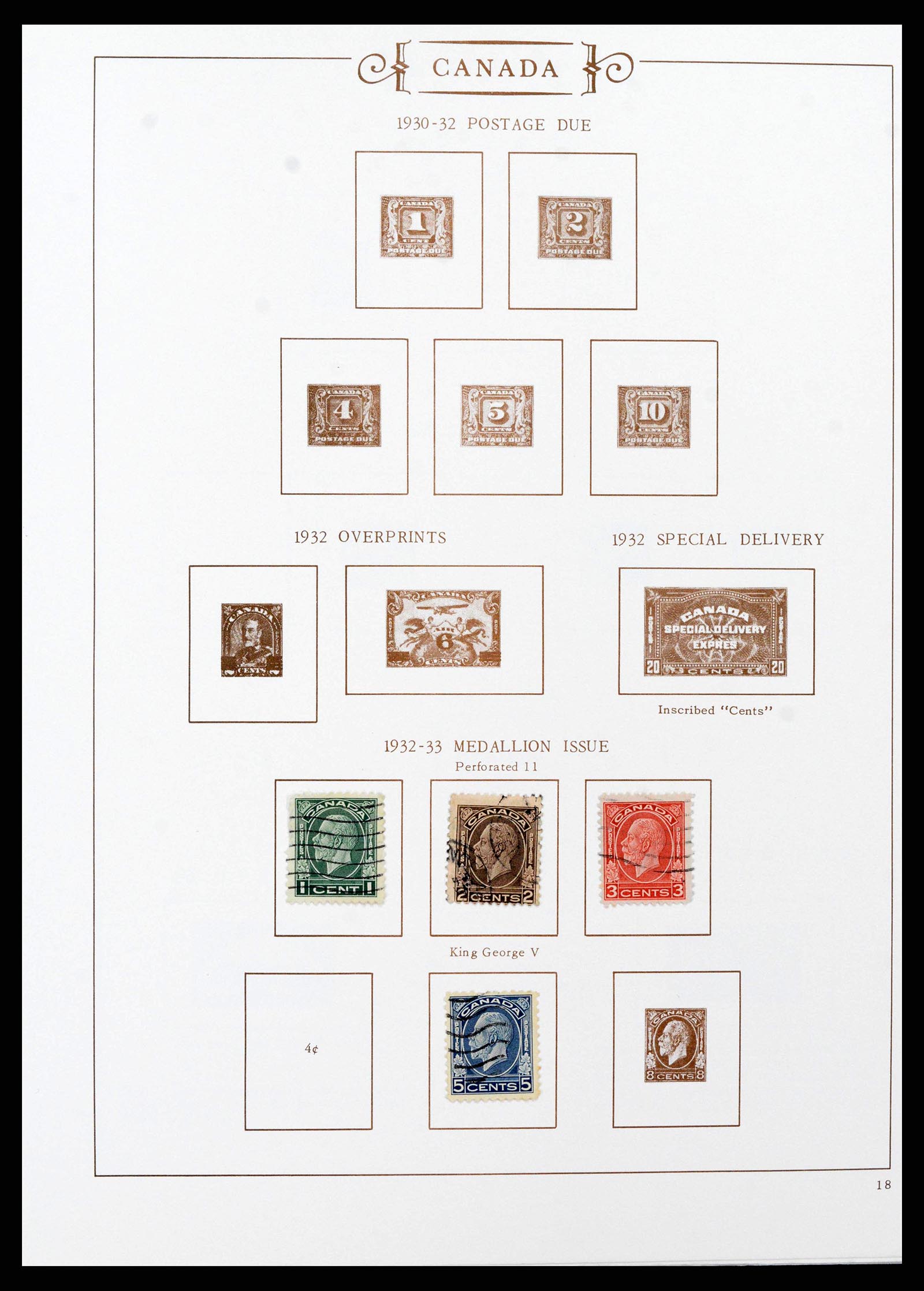38083 0011 - Stamp collection 38083 Canada 1868-1997.