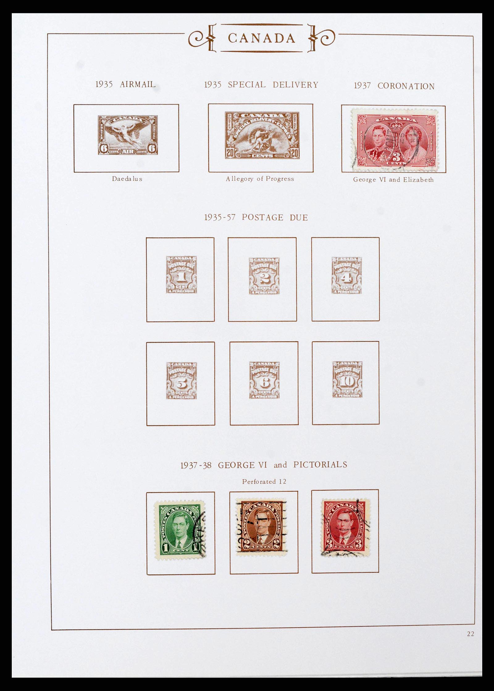38083 0014 - Stamp collection 38083 Canada 1868-1997.